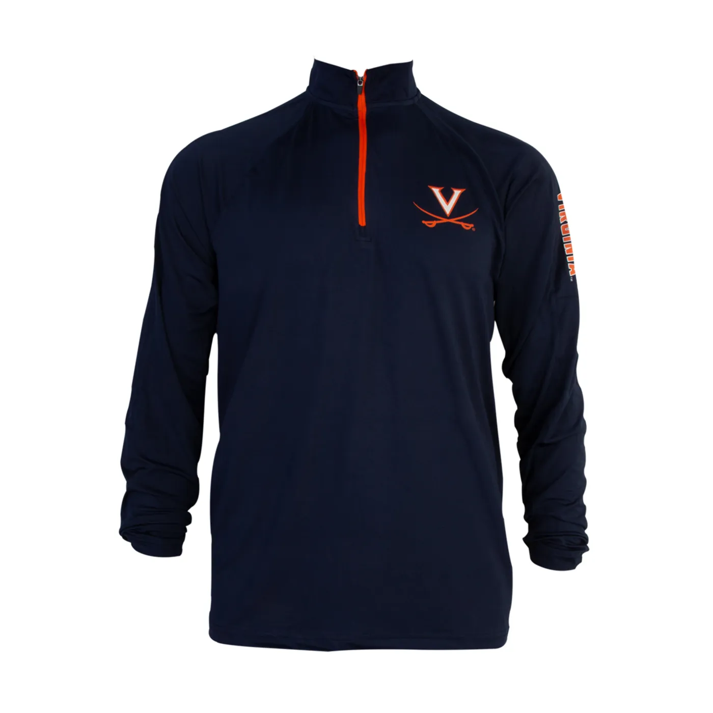 UVA Athletics University of Virginia Quarter-Zip Navy Pullover