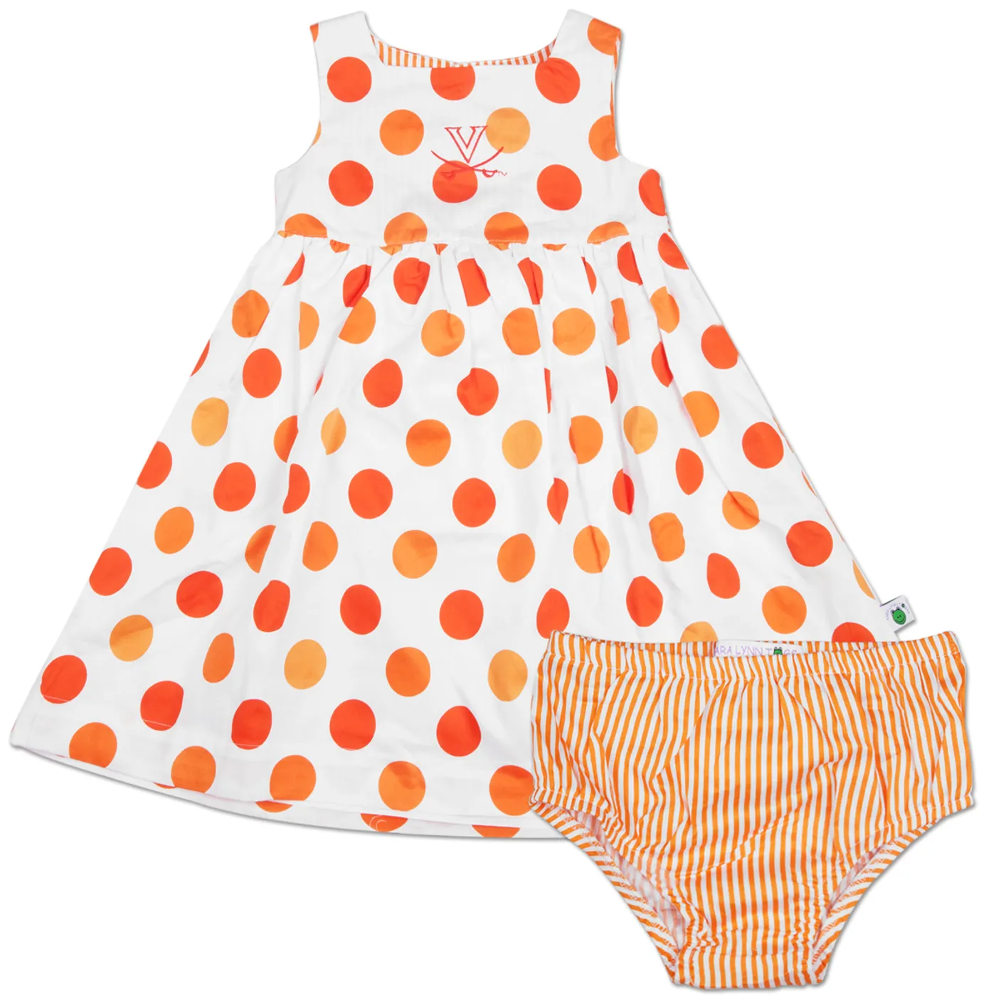 UVA Athletics Toddler Soiree Dress & Bloomer Set