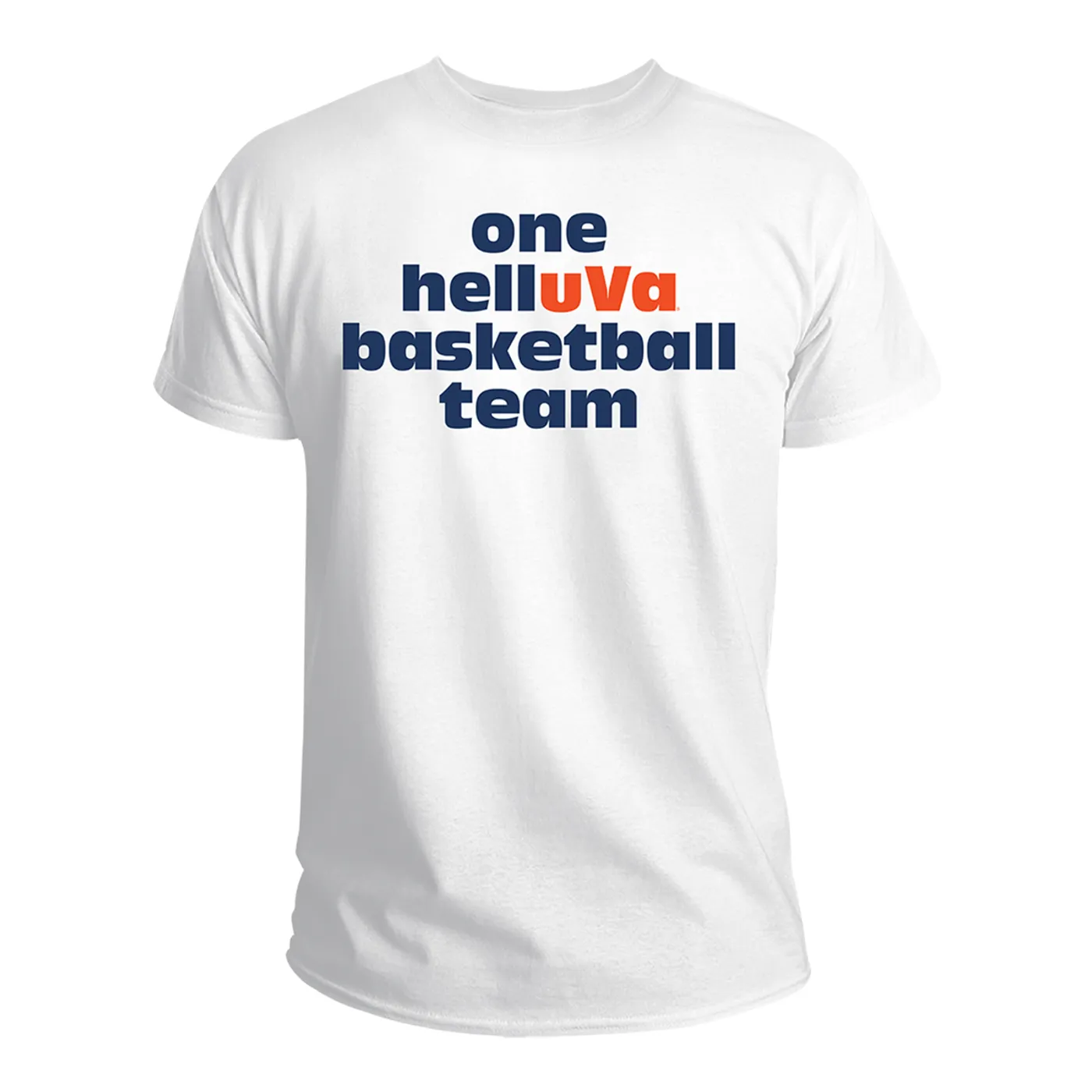 University of Virginia one hellUVA Athletics basketball team White T-shirt