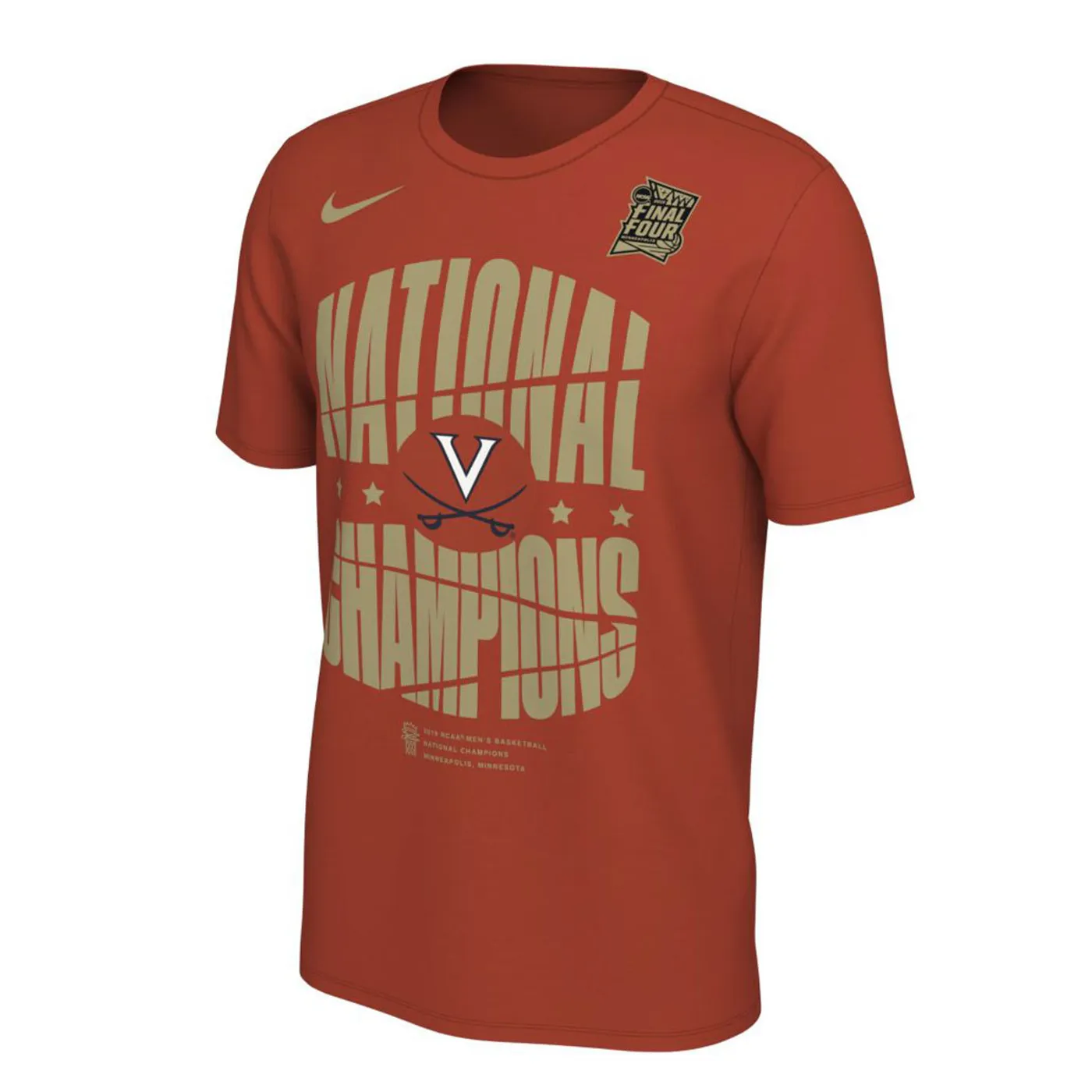 UVA Athletics 2019 National Champions Celebration T-shirt