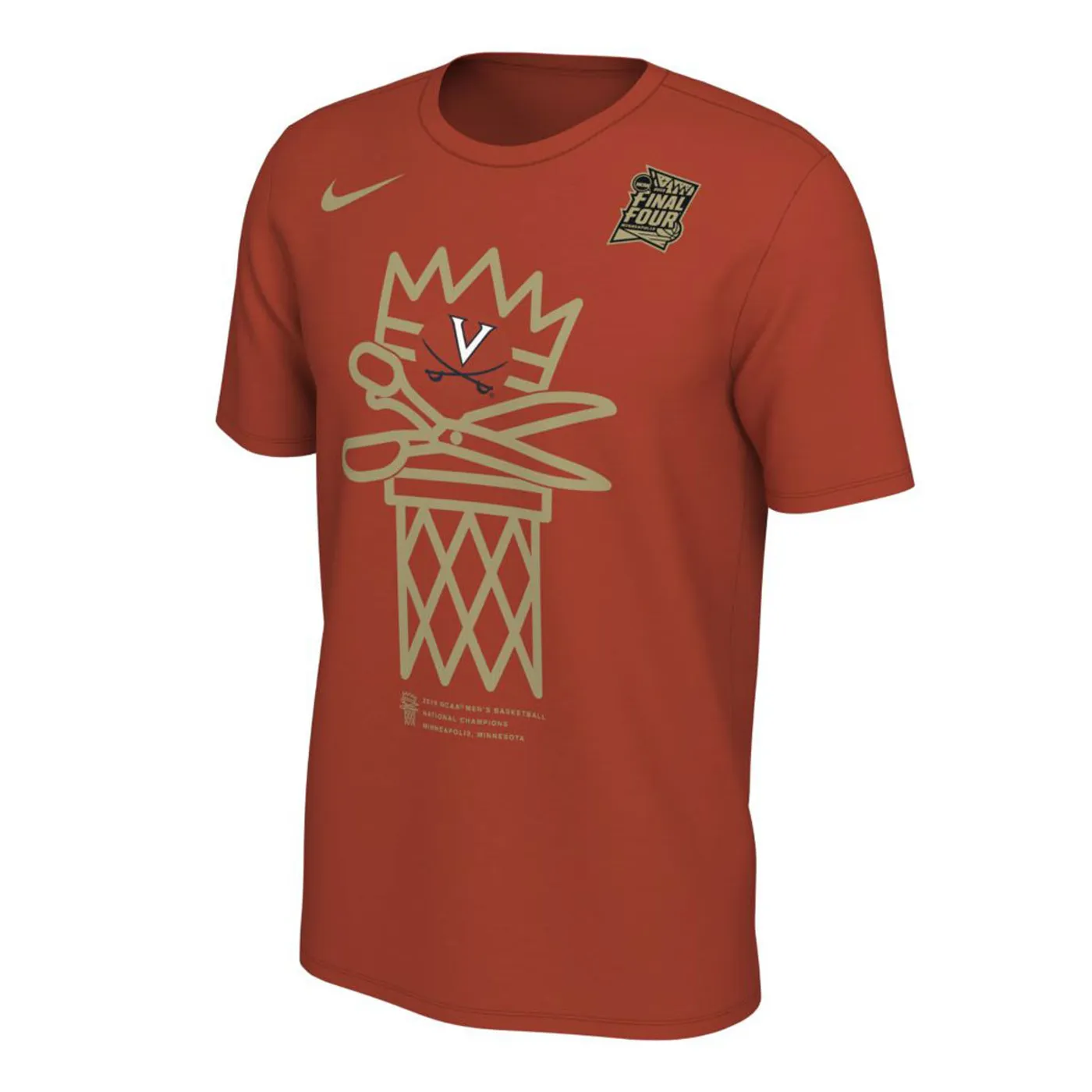 UVA Athletics 2019 National Champions Celebration T-shirt