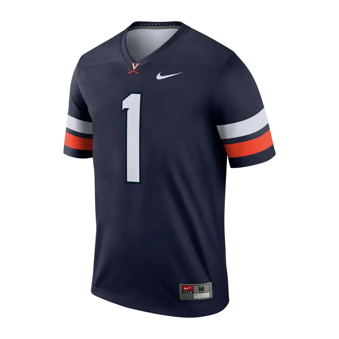 UVA Athletics University of Virginia Nike Navy Dri-fit Legend Football Jersey