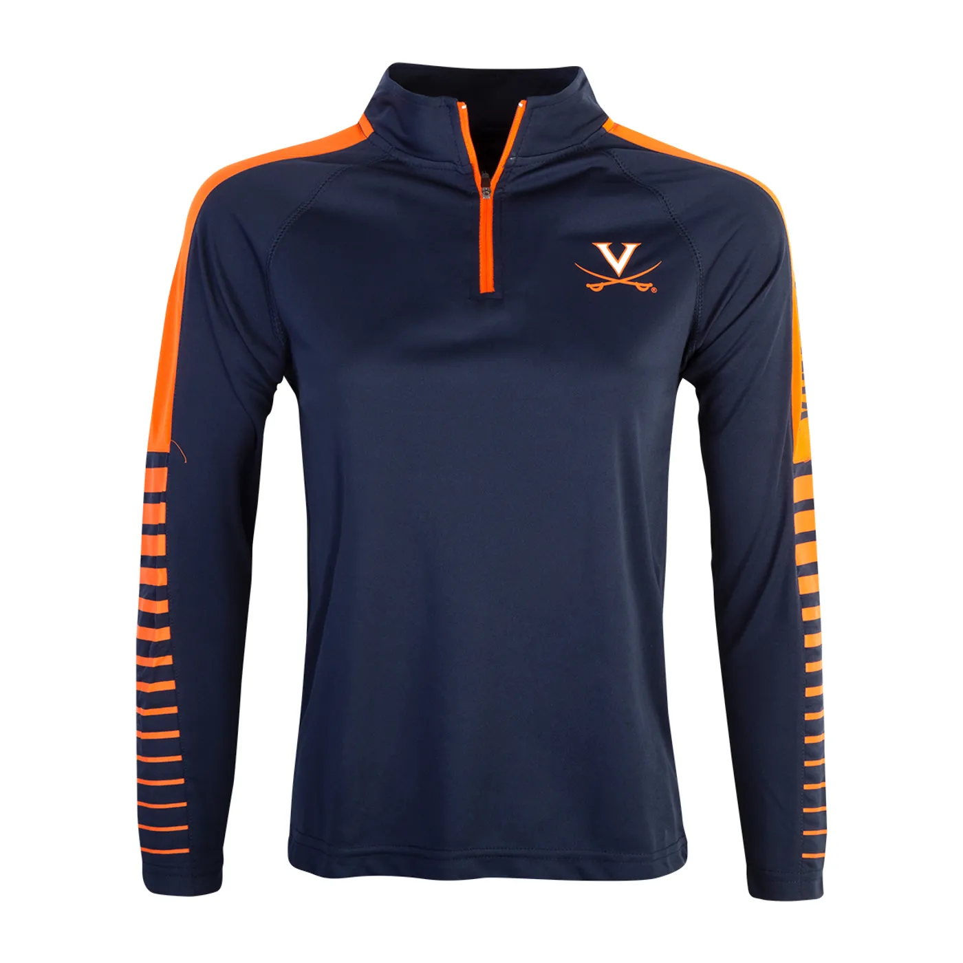 UVA Athletics University of Virginia 1/4 Zip LS Youth T-shirt