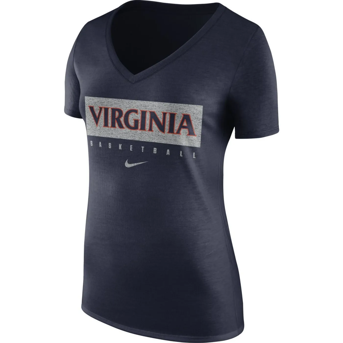 UVA Athletics University of Virginia Women's Navy Practice T-shirt (Large)