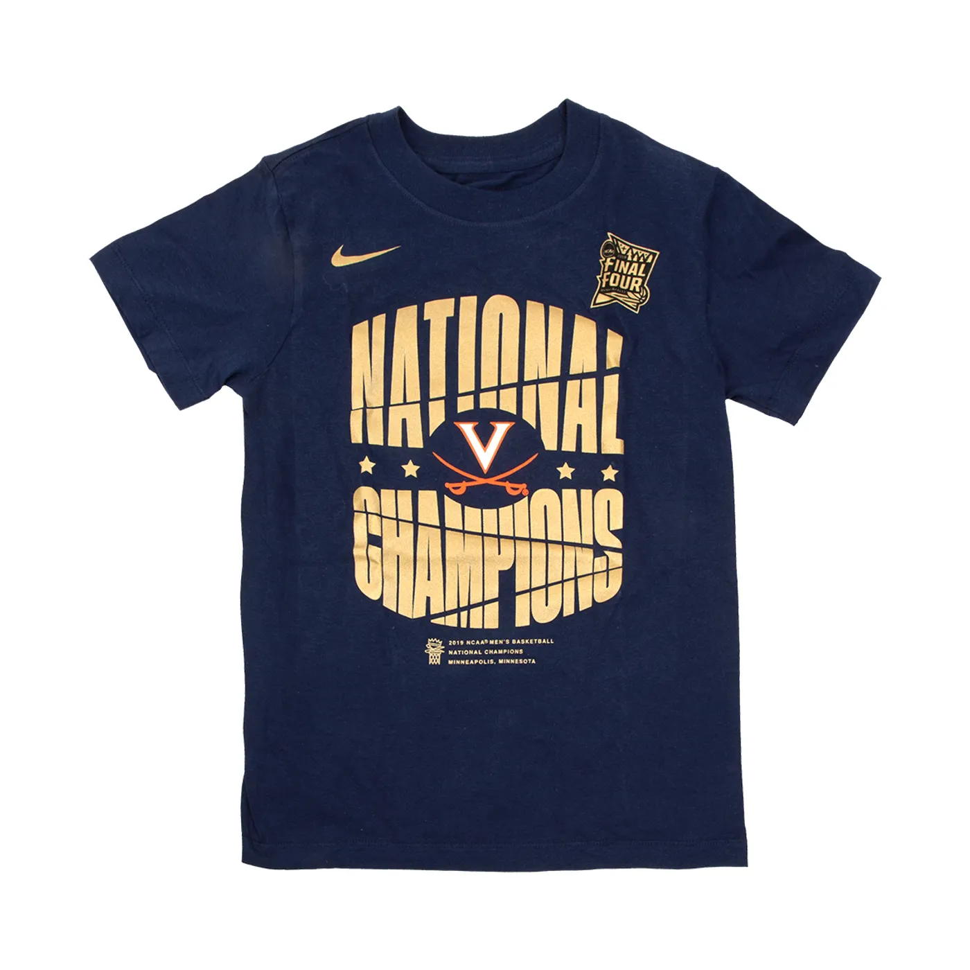 UVA Athletics University of Virginia 2019 National Champions Youth T-shirt