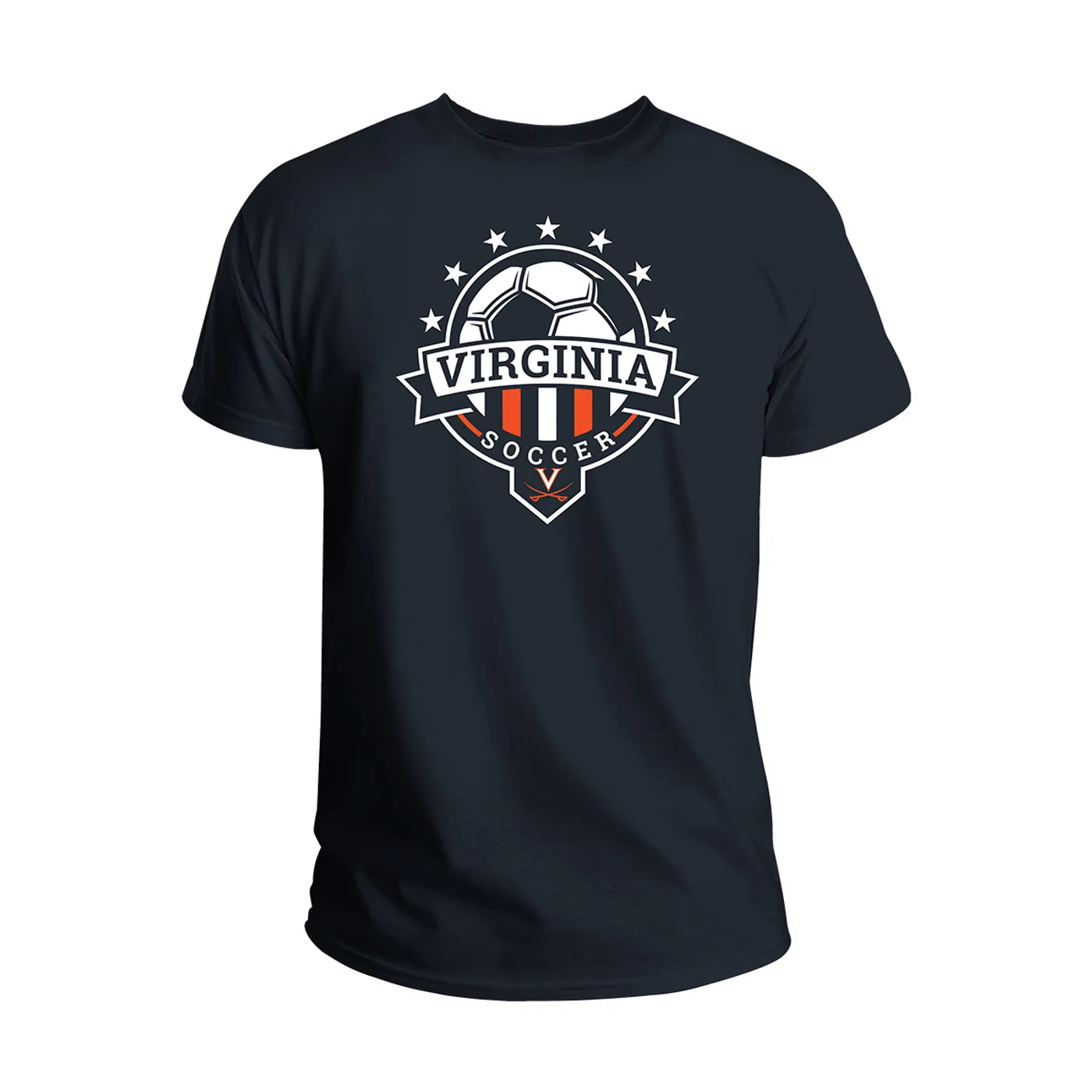 UVA Athletics Soccer Men's Navy T-shirt