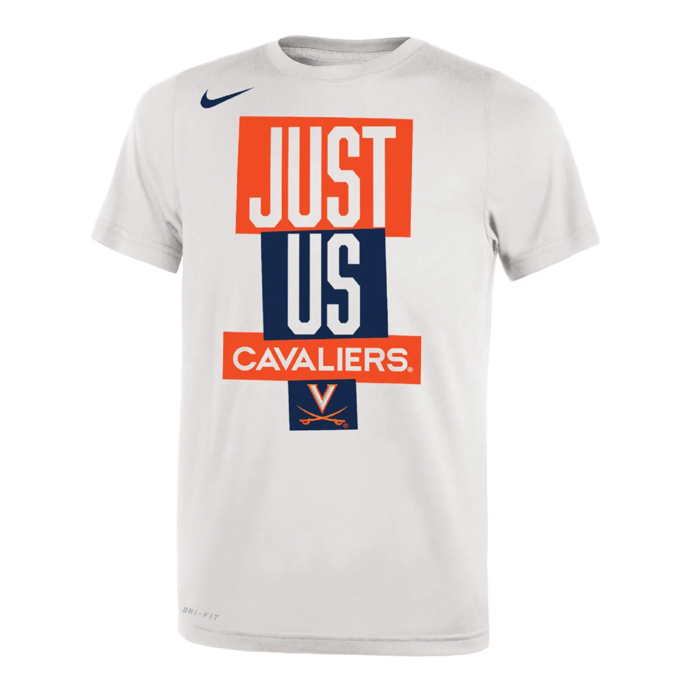 UVA Athletics Virginia Basketball 2021 "Just Us" Bench Short-Sleeve T-Shirt (Small)