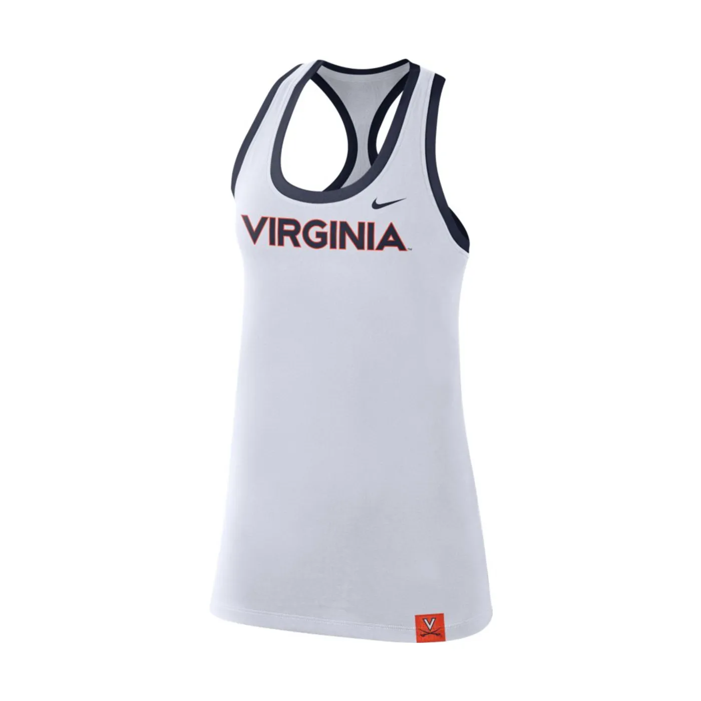 UVA Athletics University of Virginia 2021 Women's White Tank Top