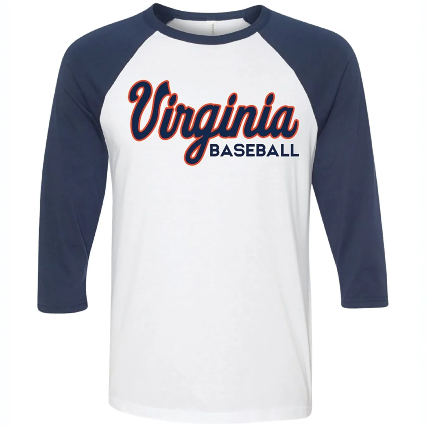 UVA Athletics University of Virginia 2021 White Raglan