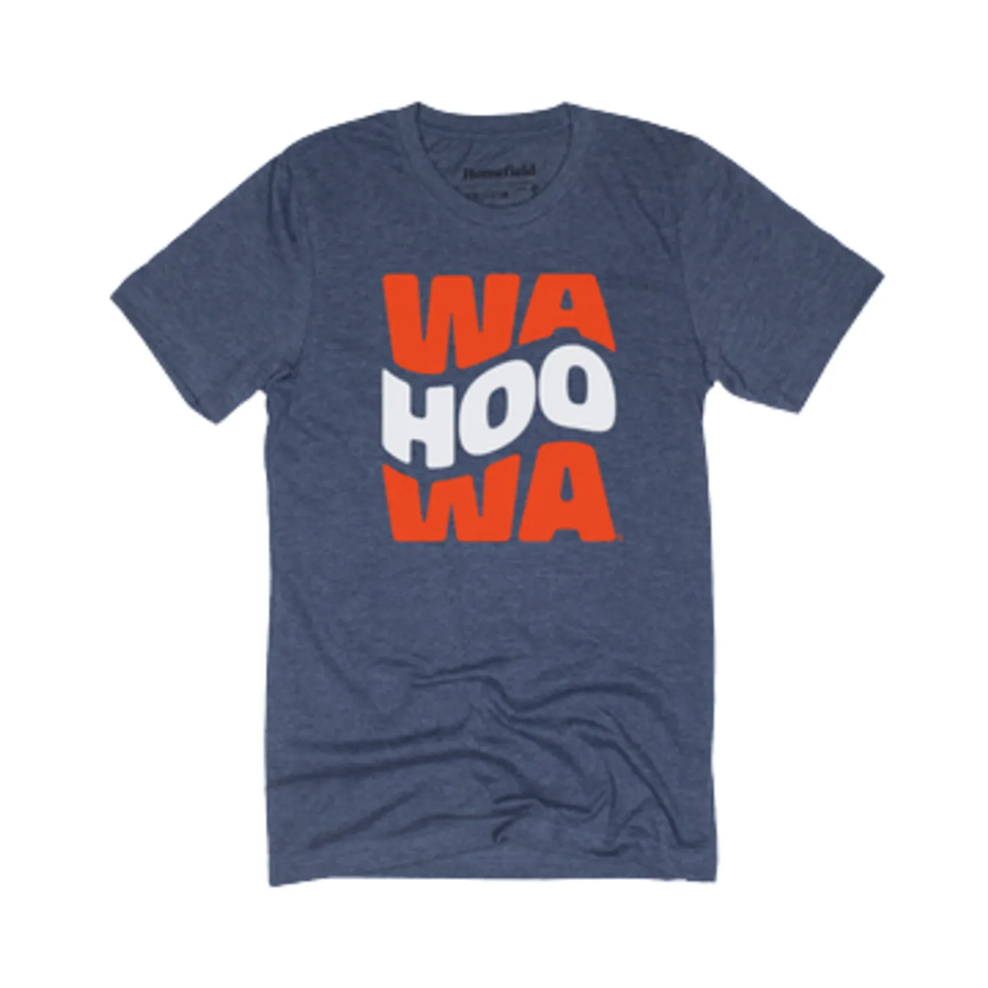 UVA Athletics University of Virginia 2021 Wahoowa Heather Navy Tee