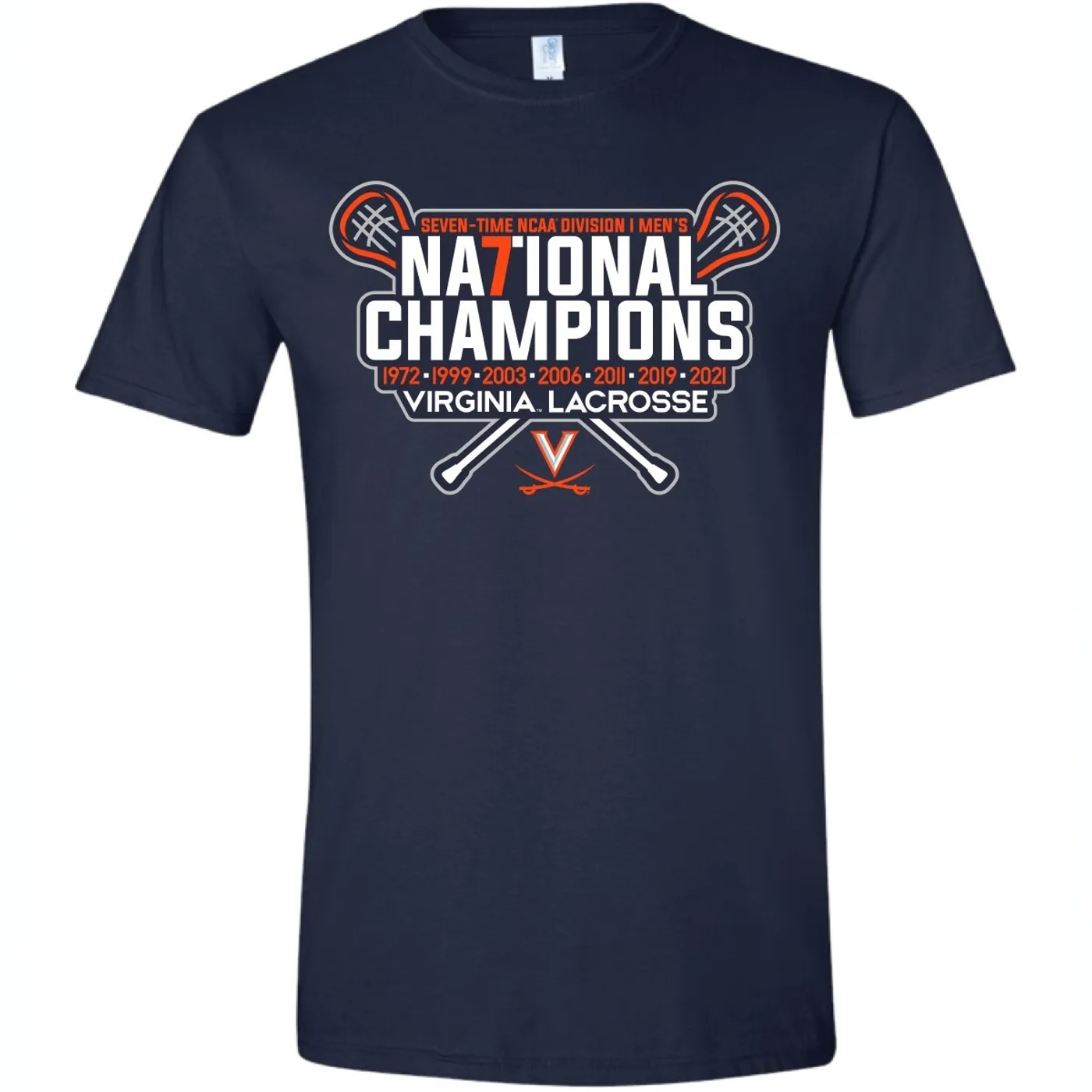 UVA Athletics 2021 Men’s Lacrosse National Champ Legacy Tee