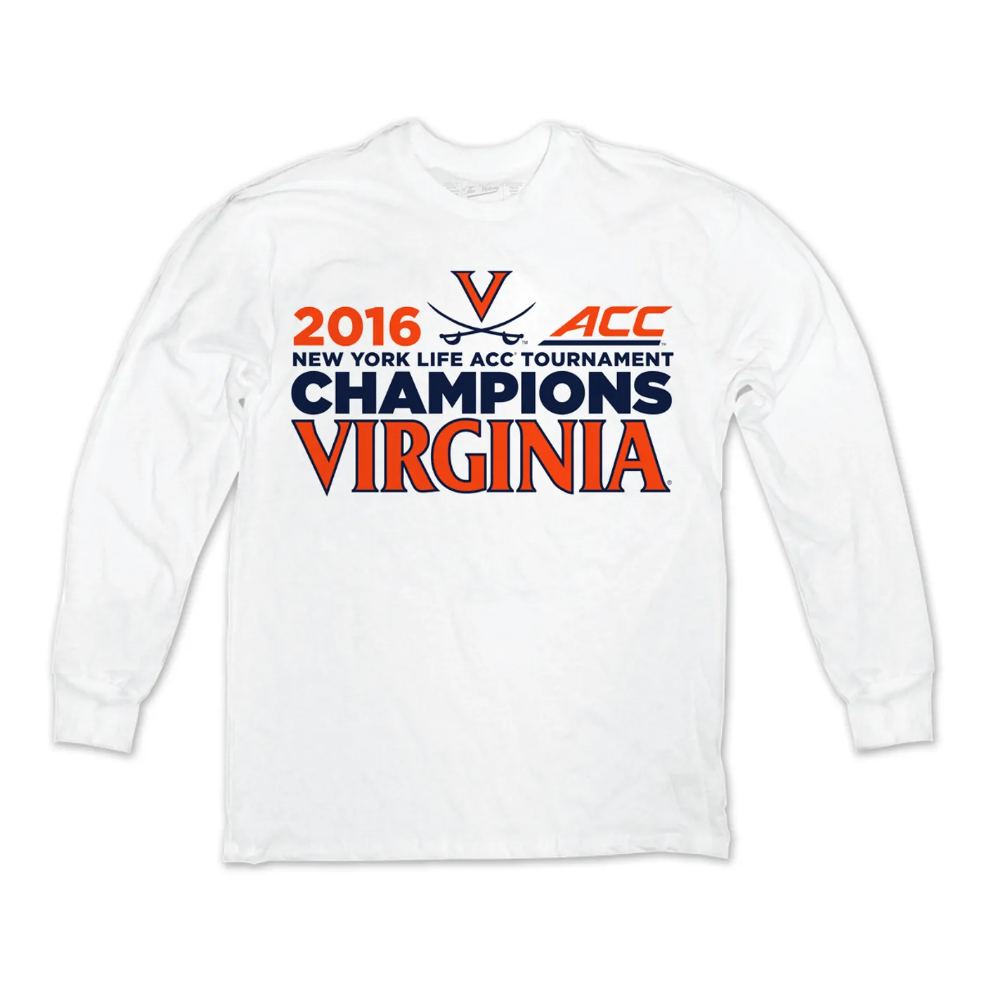 UVA Athletics 2016 ACC Men's Basketball Champions L/S T-Shirt [WHITE]