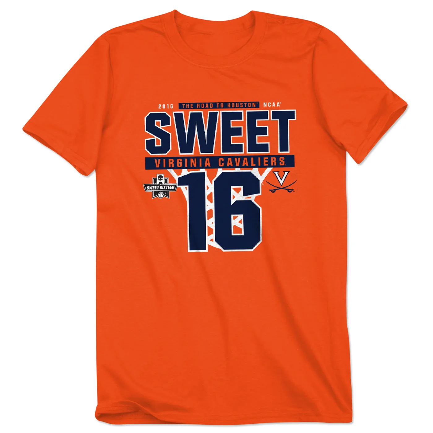 UVA Athletics Men's Basketball 2016 NCAA Sweet Sixteen T-Shirt