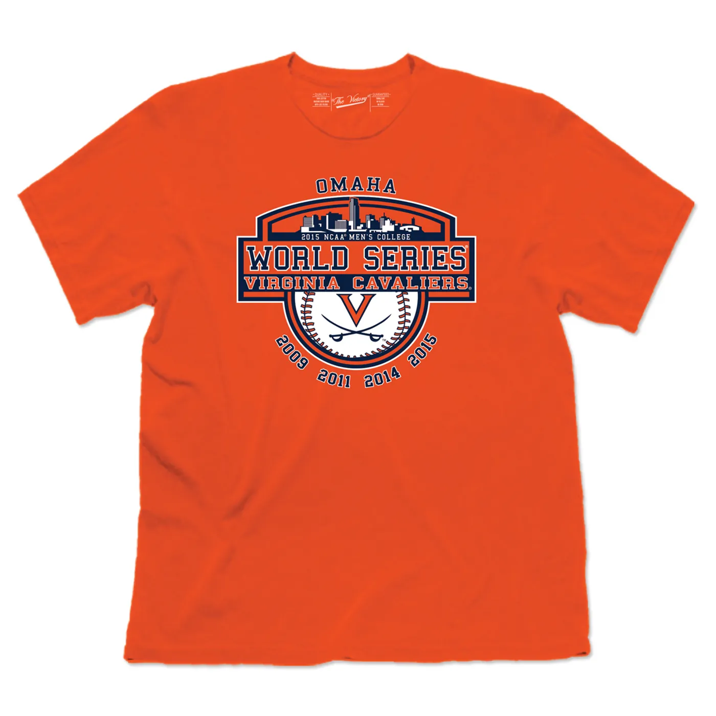 UVA Athletics 2015 NCAA Men's Road to Omaha T-Shirt
