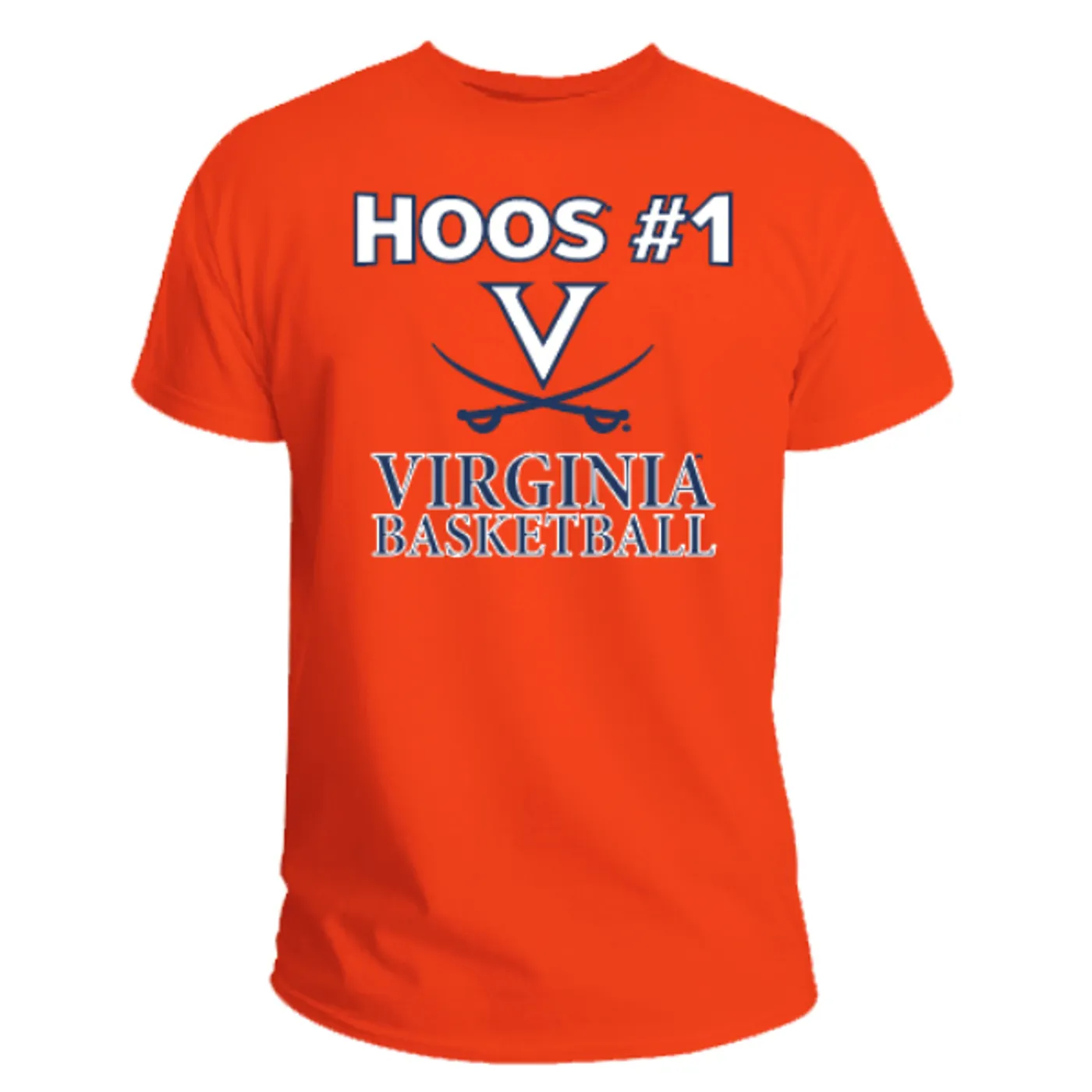 UVA Athletics University of Virginia Basketball Hoos #1 T-shirt