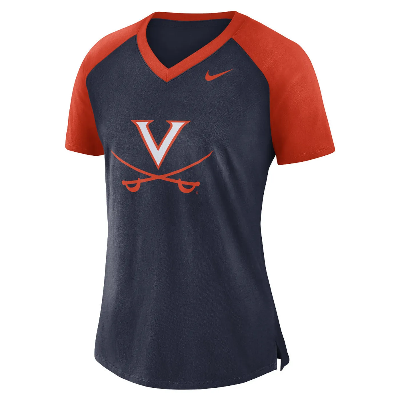 UVA Athletics University of Virginia V-sabre V-neck NIKE Ladies Top