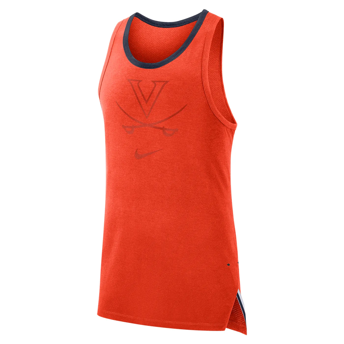 UVA Athletics University of Virginia Basketball Nike Dri-Fit Orange Tank Top