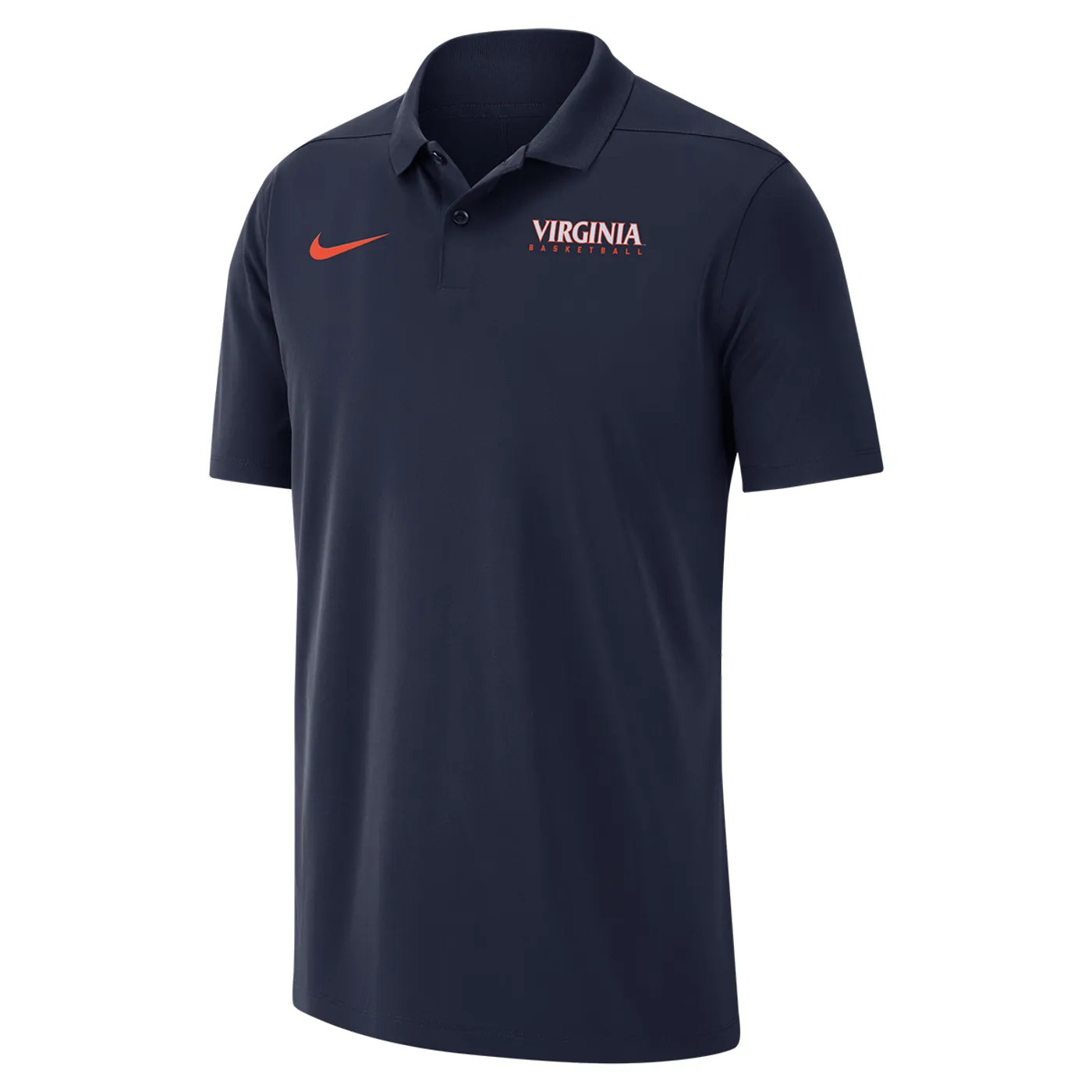UVA Athletics University of Virginia Nike Navy Basketball Polo