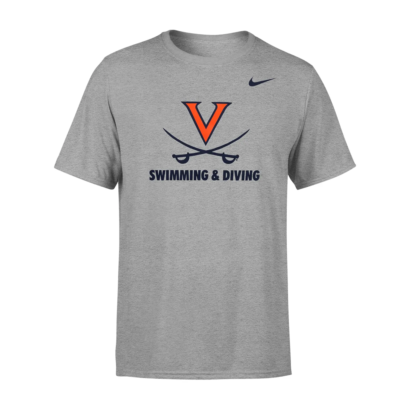 UVA Athletics University of Virginia Swimming and Diving NIKE Dri-Fit T-shirt