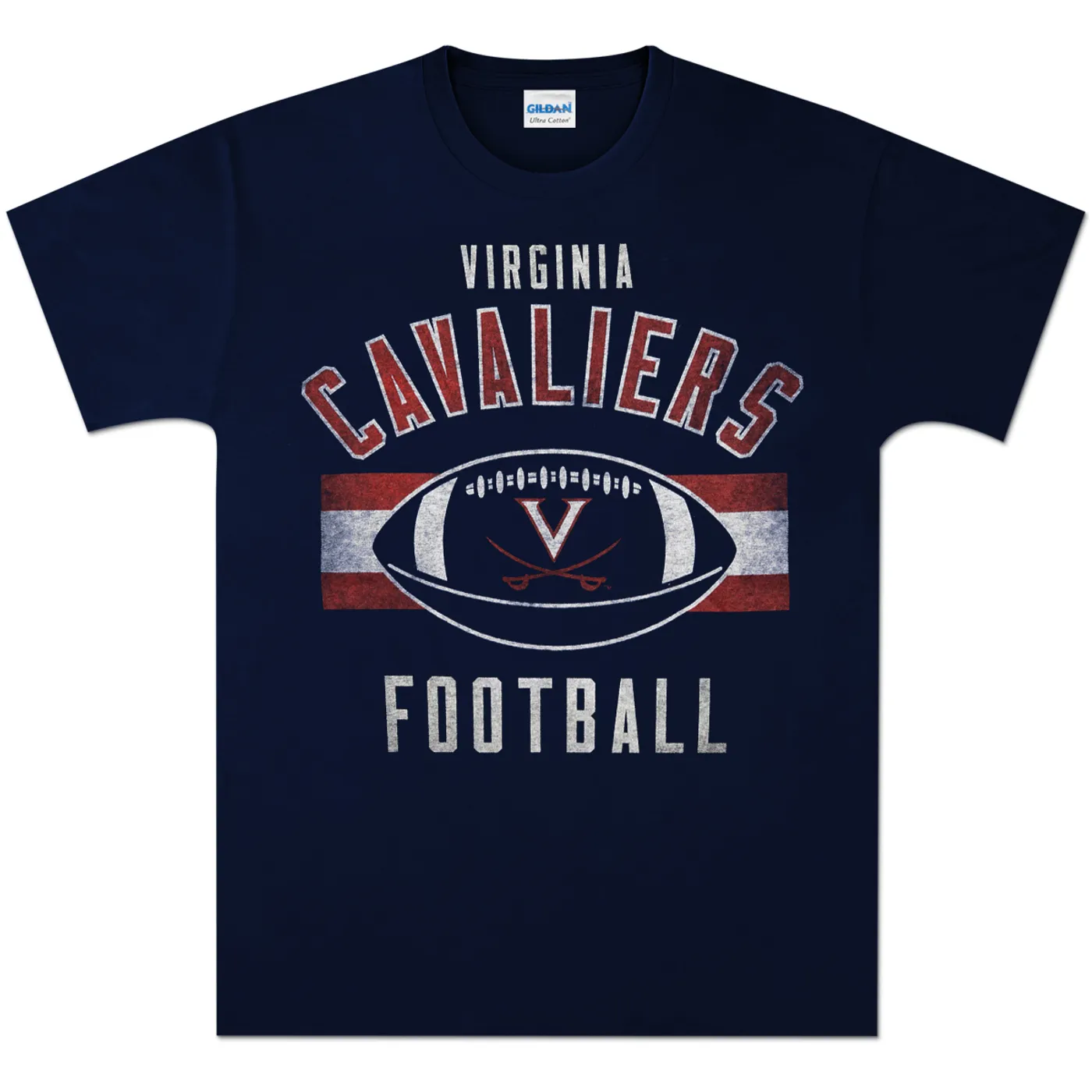UVA Athletics Virginia Retro Football T-shirt