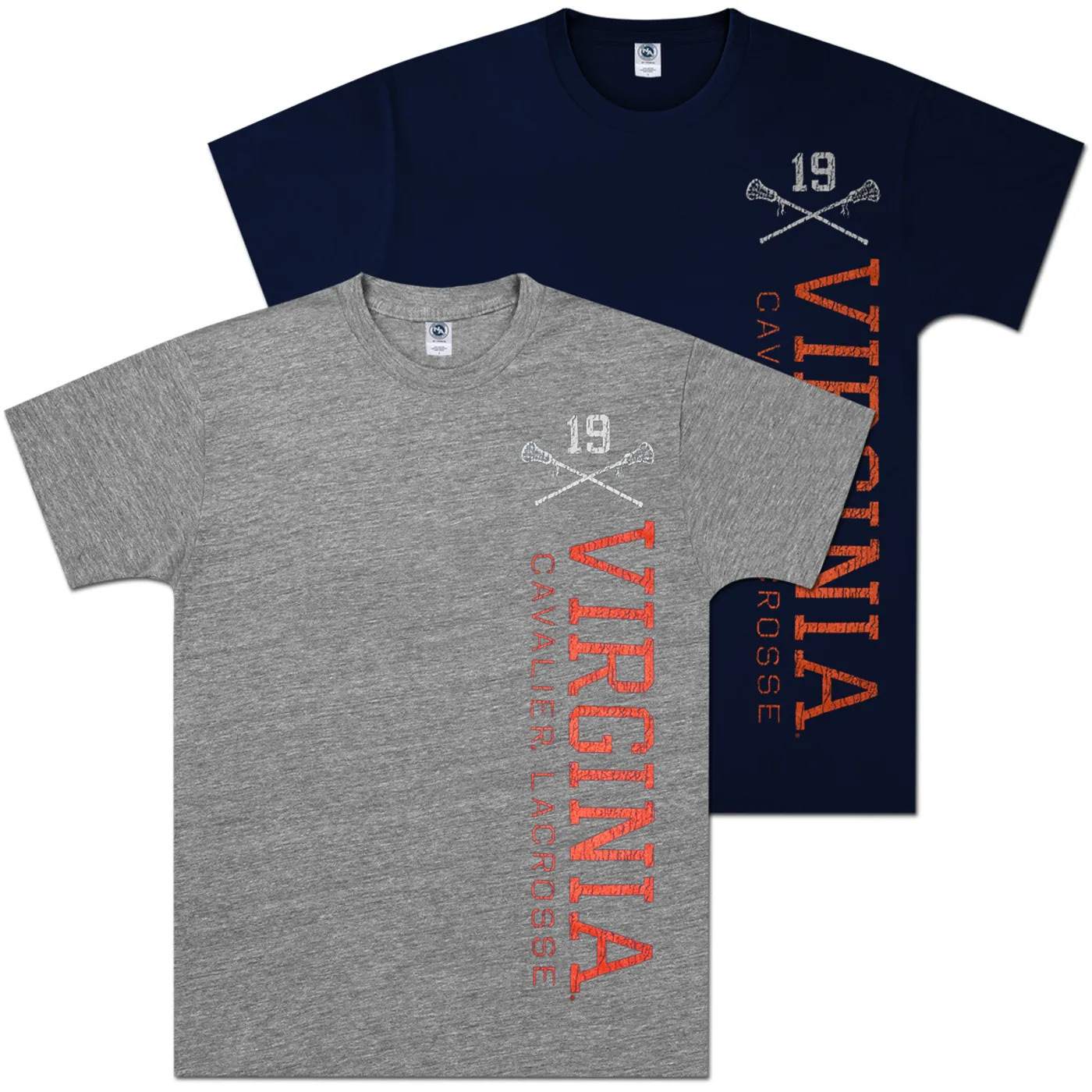 UVA Athletics Lacrosse Vintage Vertical T-shirt
