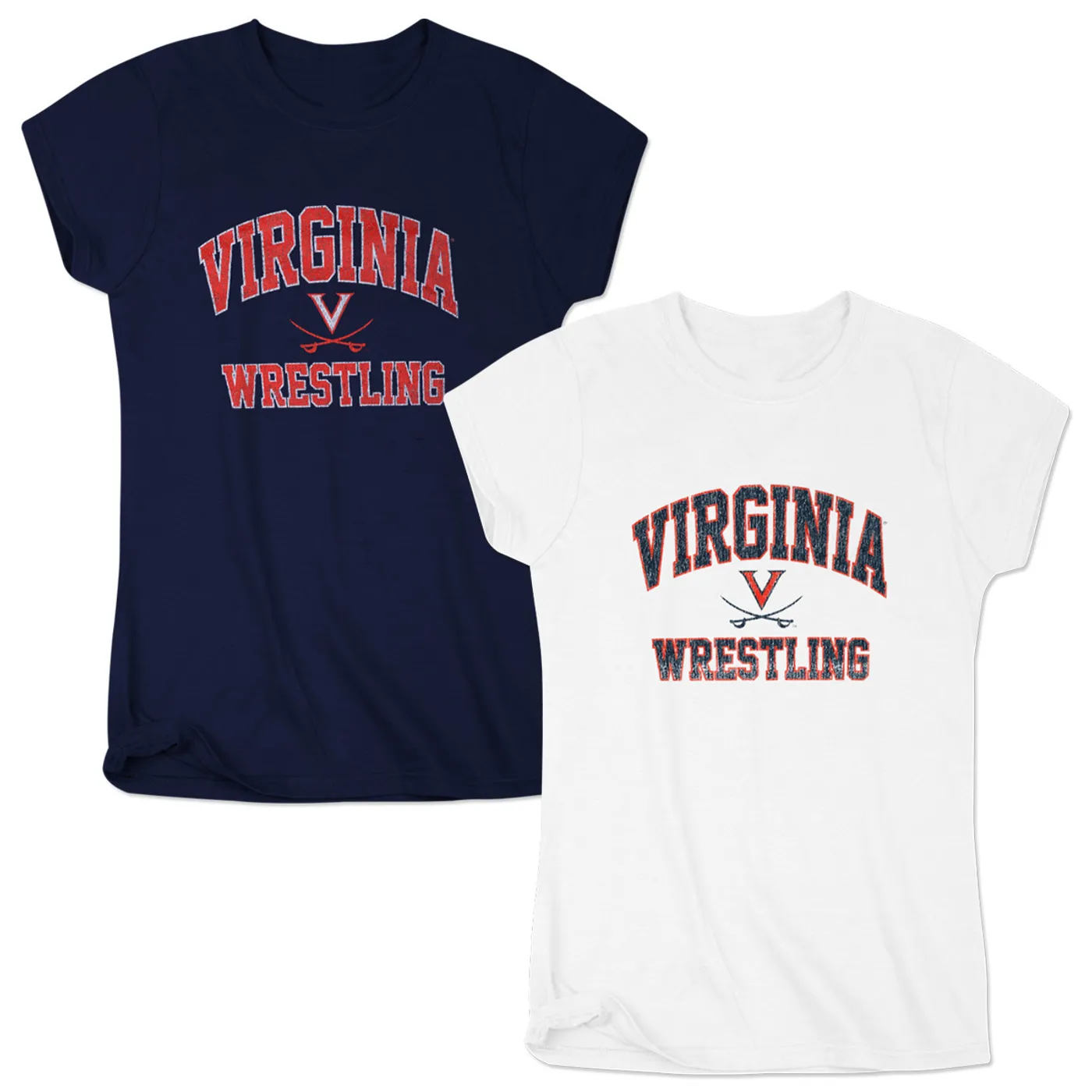 UVA Athletics Ladies Arch Saber Wrestling T-Shirt