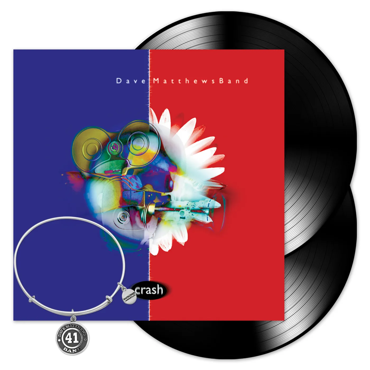Dave Matthews Band Crash 2-LP Vinyl + Crash #41 Bracelet