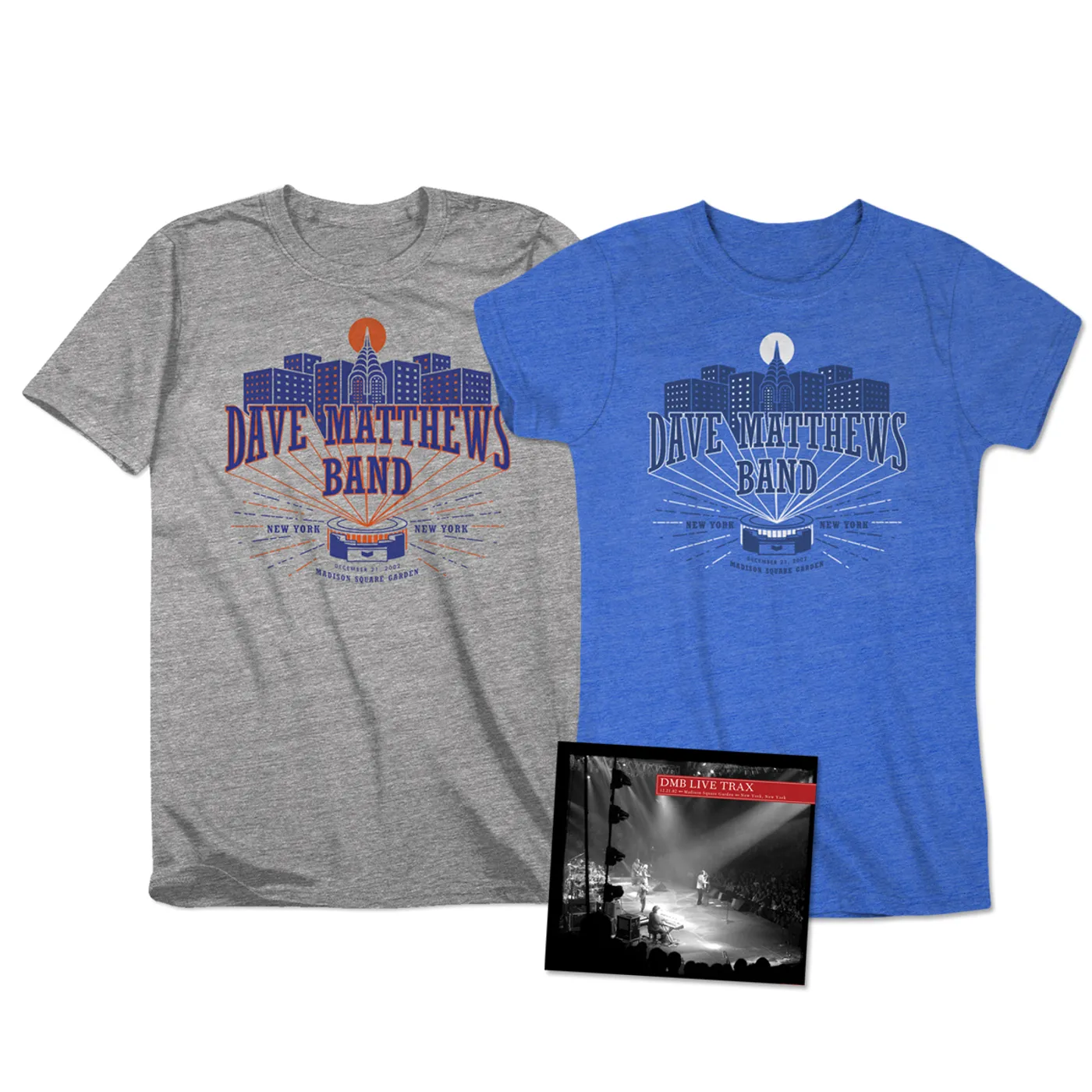 Dave Matthews Band Live Trax Vol. 40: Madison Square GardenBlu-ray, DVD or CD + T-shirt