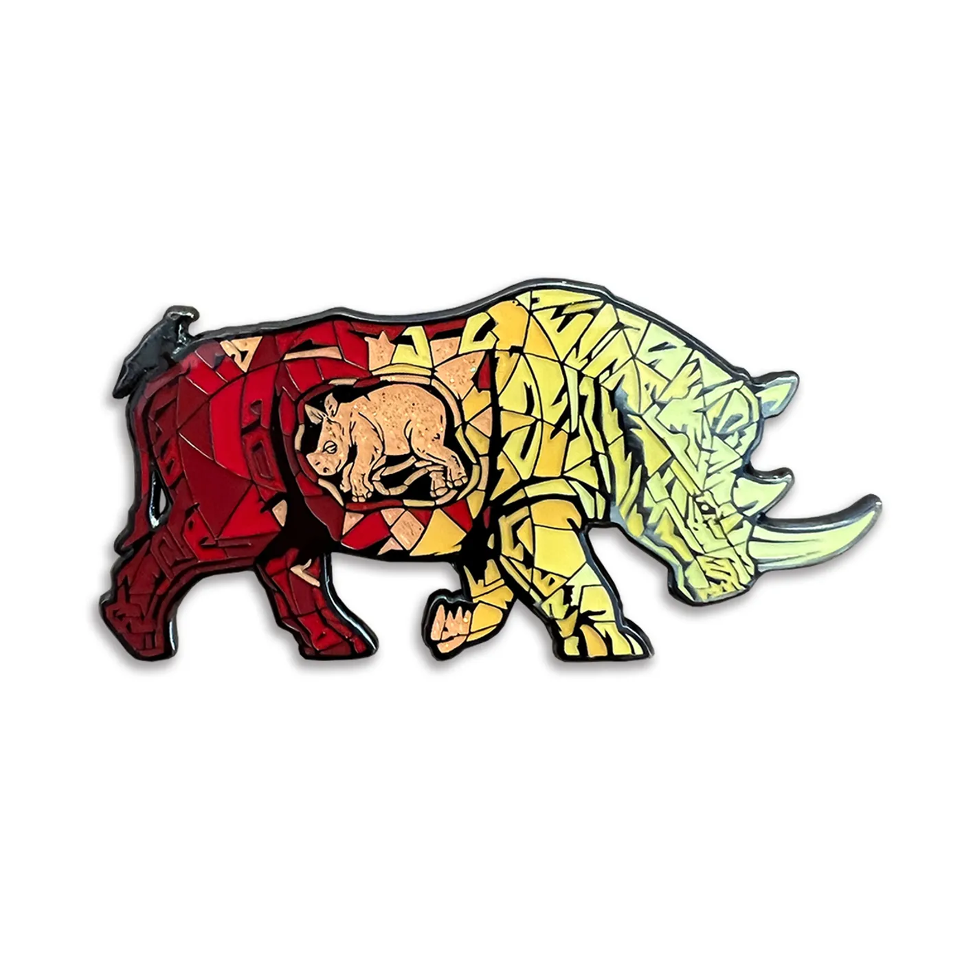 Dave Matthews Band x Todd Slater Rhino Pin  (Flame)