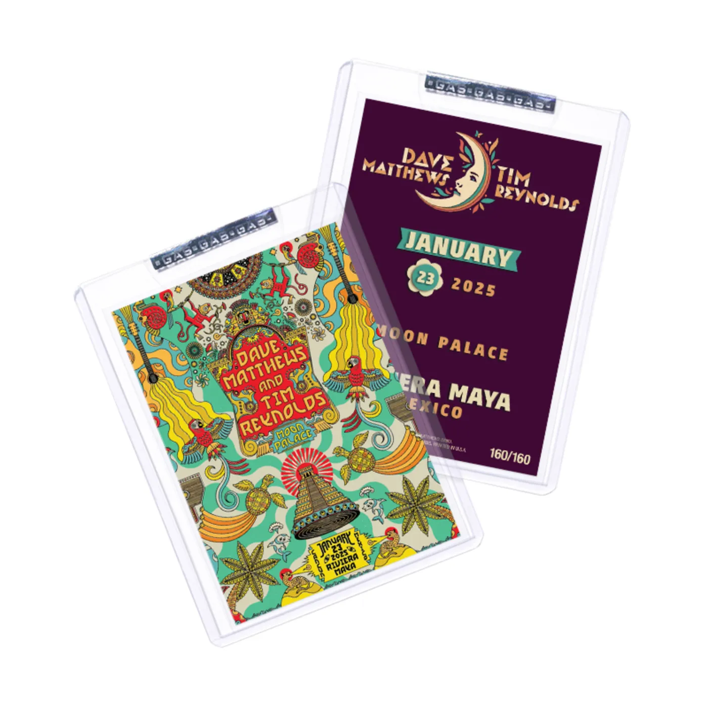 Dave Matthews Band Cancun, QR Setlist Trading Card Jan. 23 2025