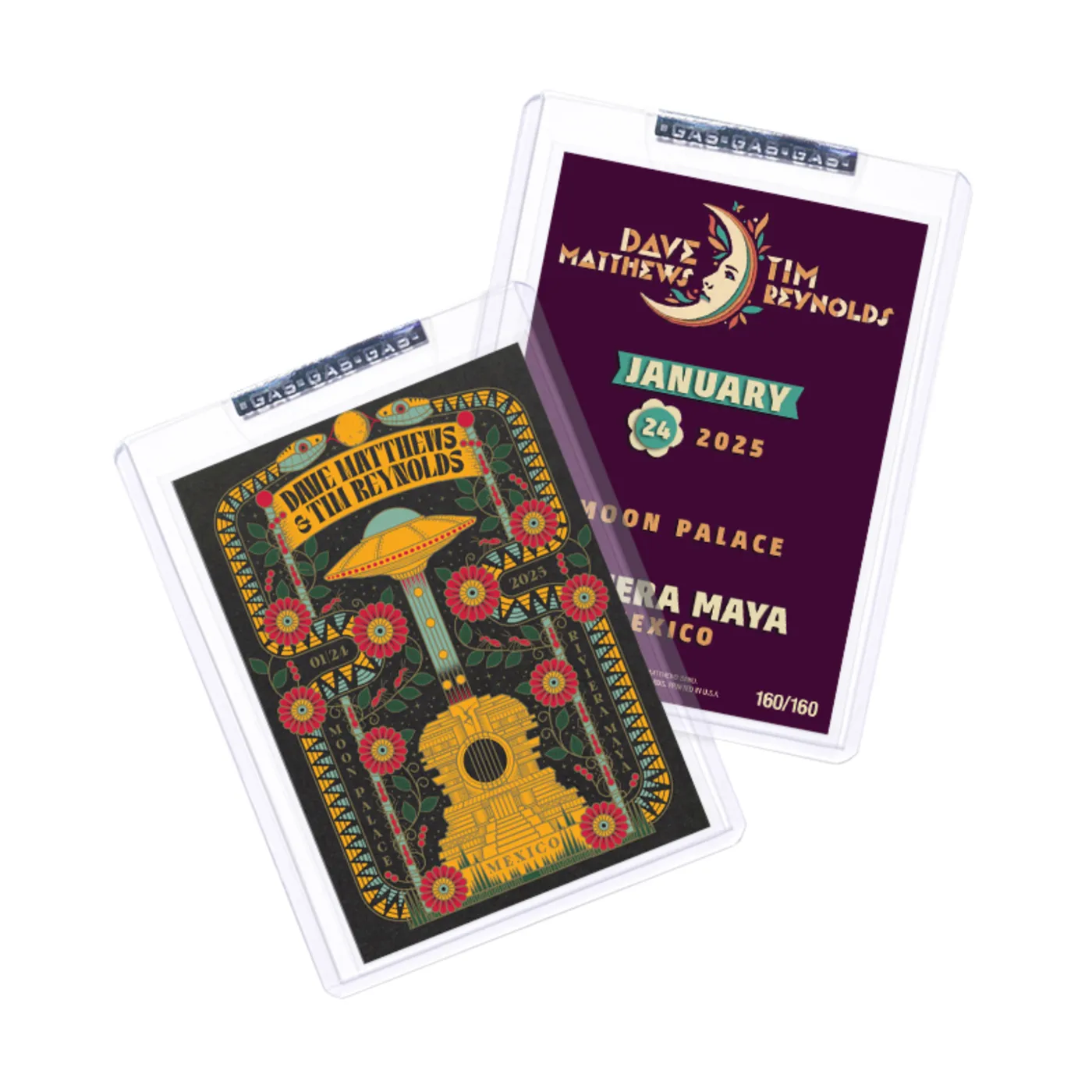 Dave Matthews Band Cancun, QR Setlist Trading Card Jan. 24, 2025