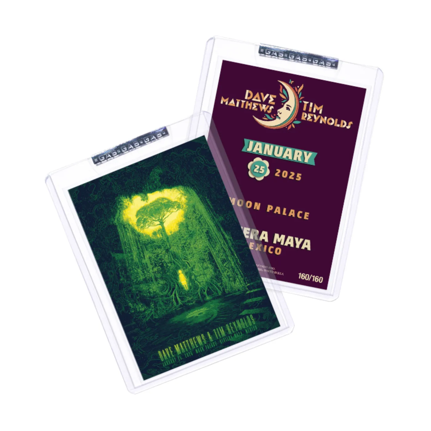 Dave Matthews Band Cancun, QR Setlist Trading Card Jan. 25, 2025