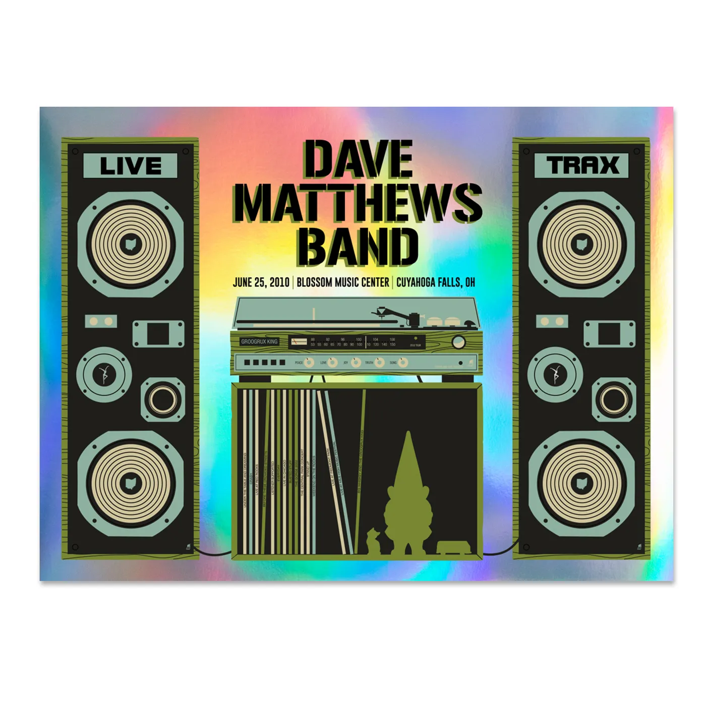 Dave Matthews Band LT 62 Foil Poster