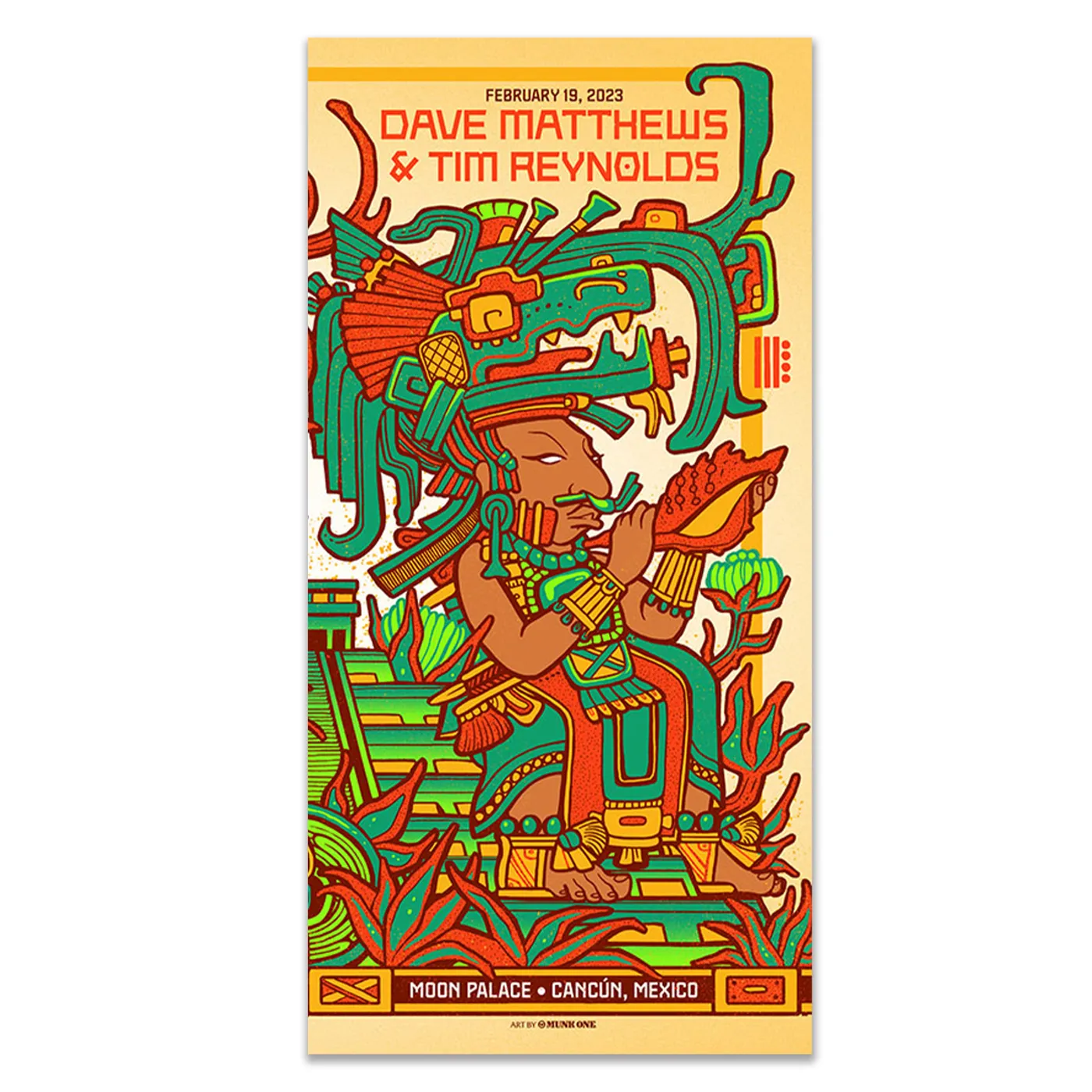 Dave Matthews Band Dave & Tim 2023 Event Poster - Triptych N3 Panel
