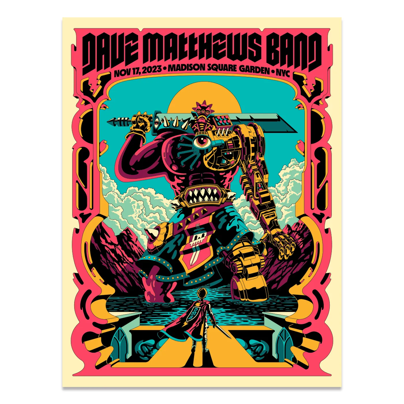 Dave Matthews Band Show Poster New York, NY 11/17/2023