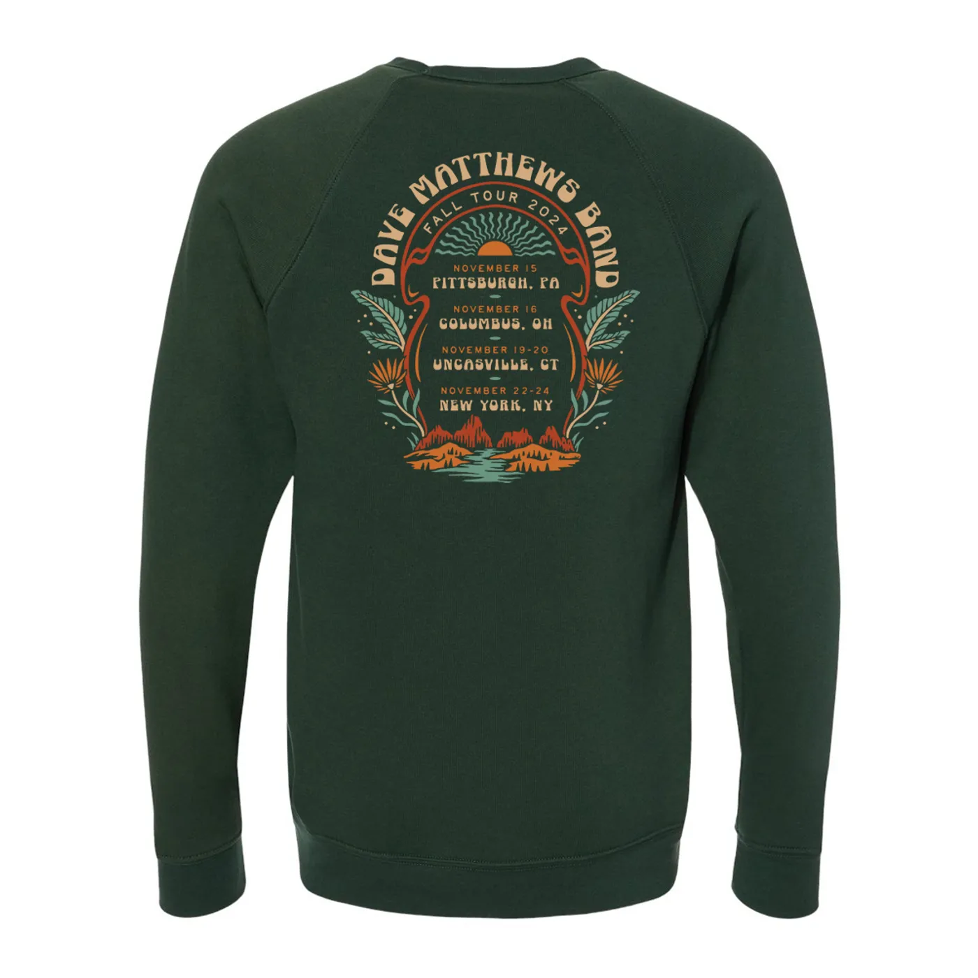 Dave Matthews Band 2024 Fall Tour Crewneck Sweatshirt