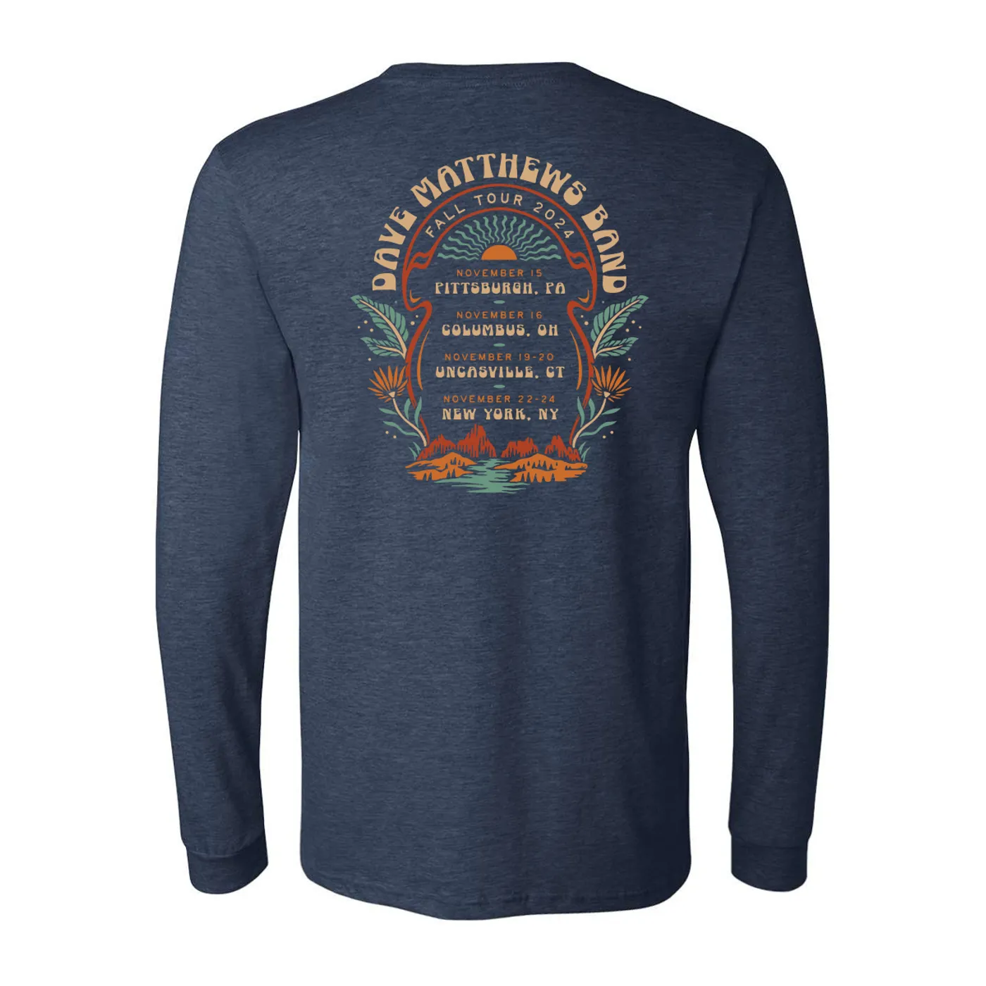 Dave Matthews Band 2024 Fall Tour Long Sleeve Tee