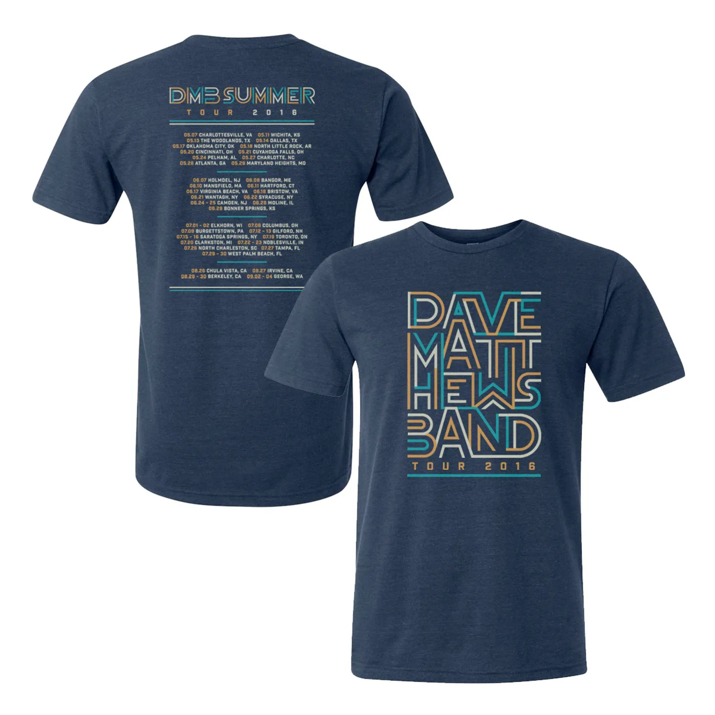 Dave Matthews Band 2016 Tour T-Shirt