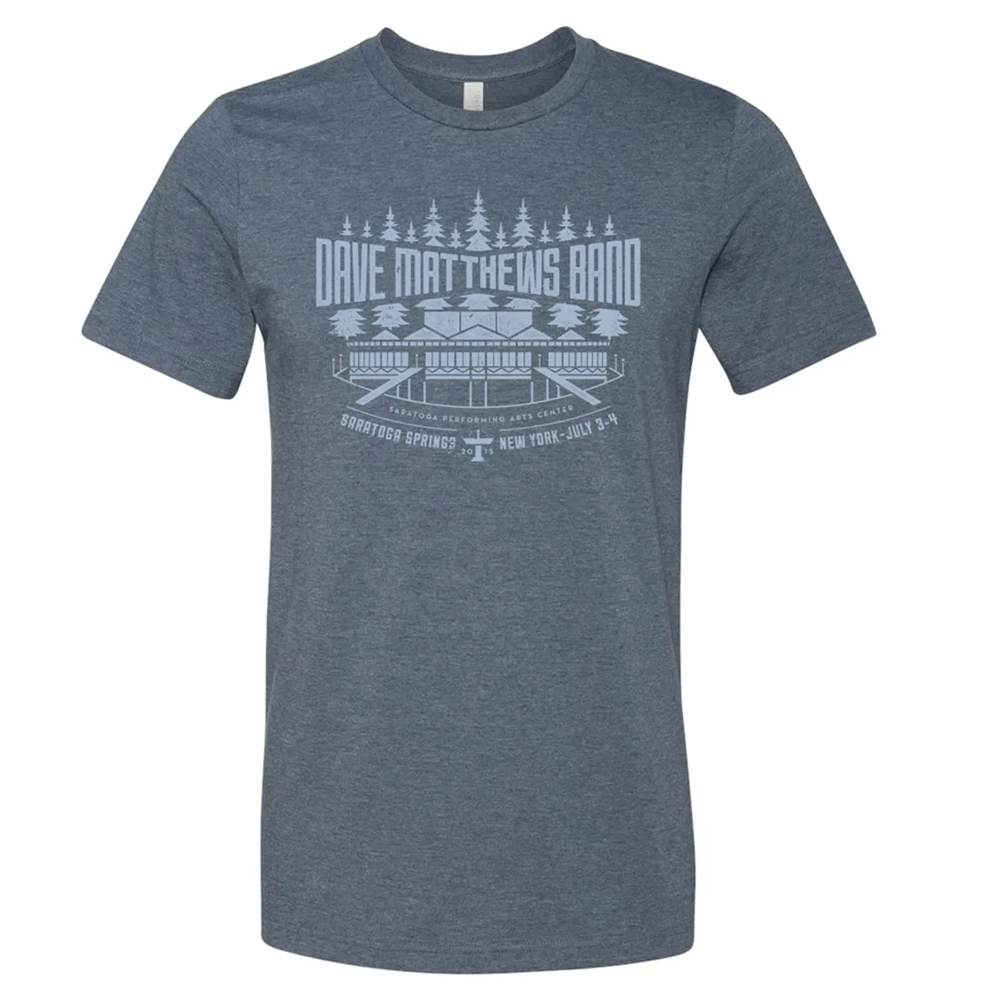 Dave Matthews Band Event T-shirt - Saratoga Springs, NY 7/4/2015