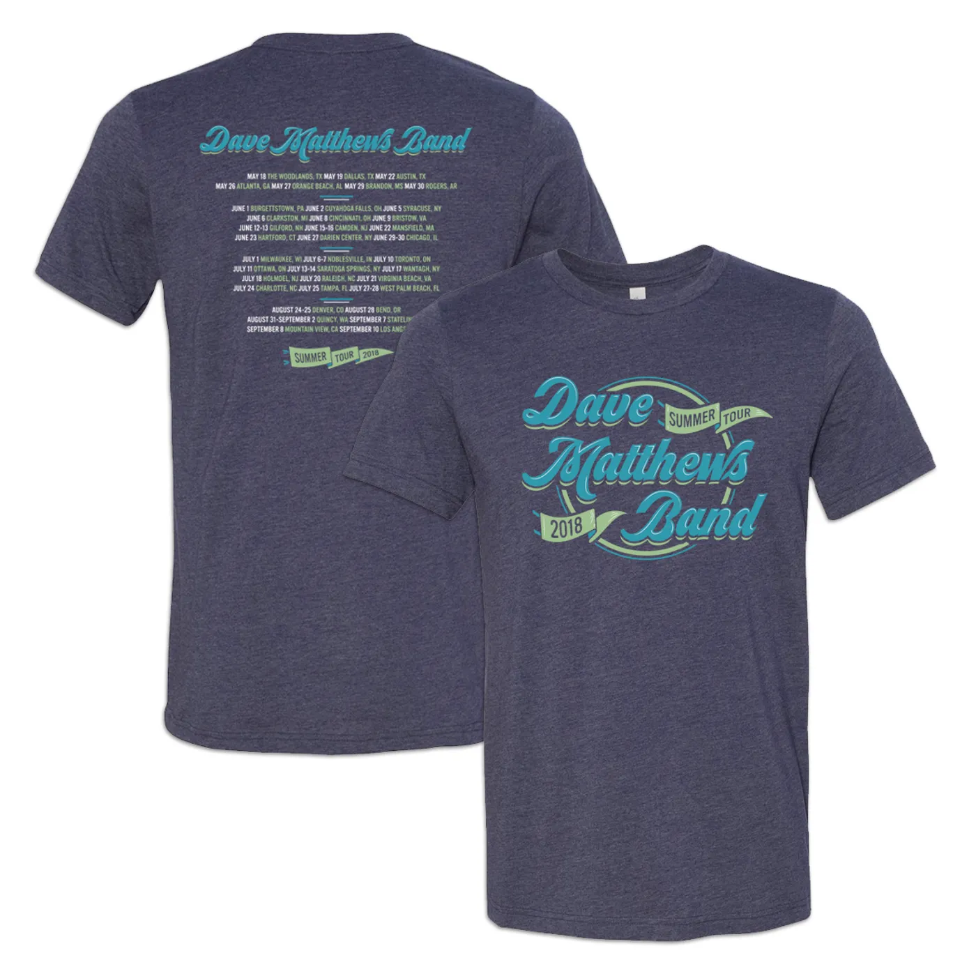 Dave Matthews Band Summer Tour 2018 T-Shirt
