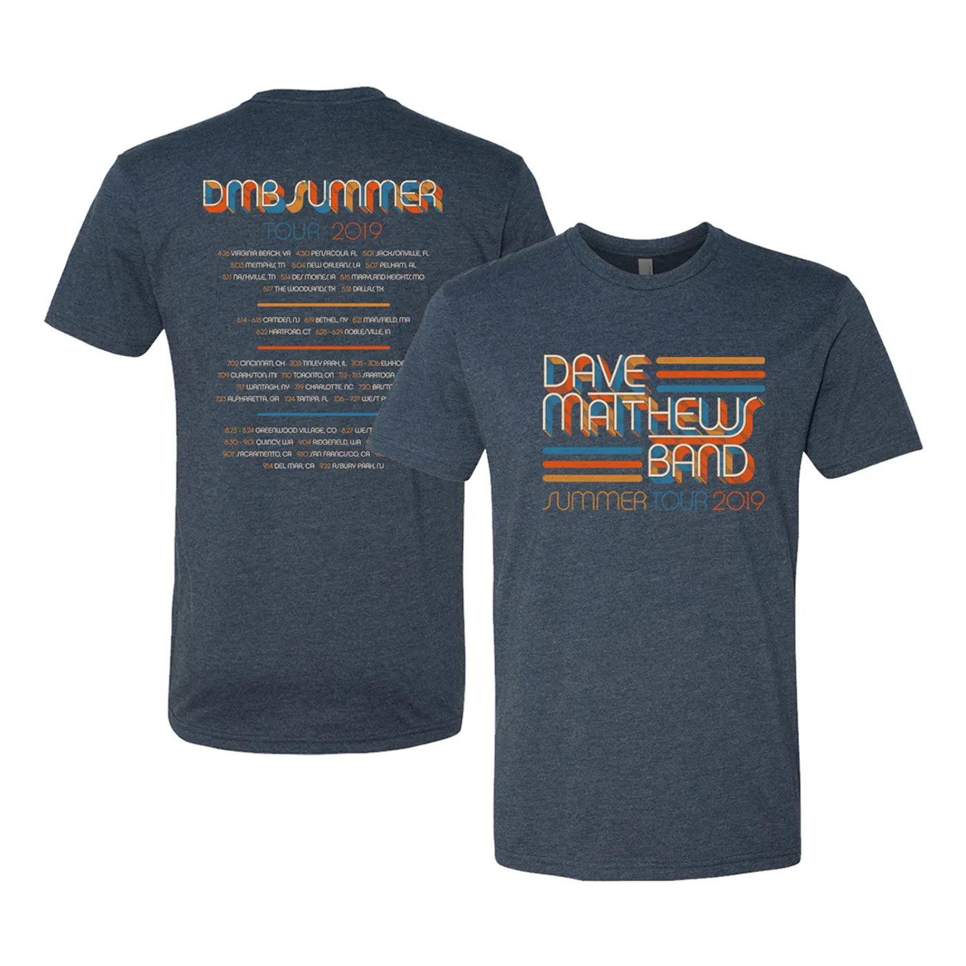 Dave Matthews Band 2019 Summer Tour Shirt