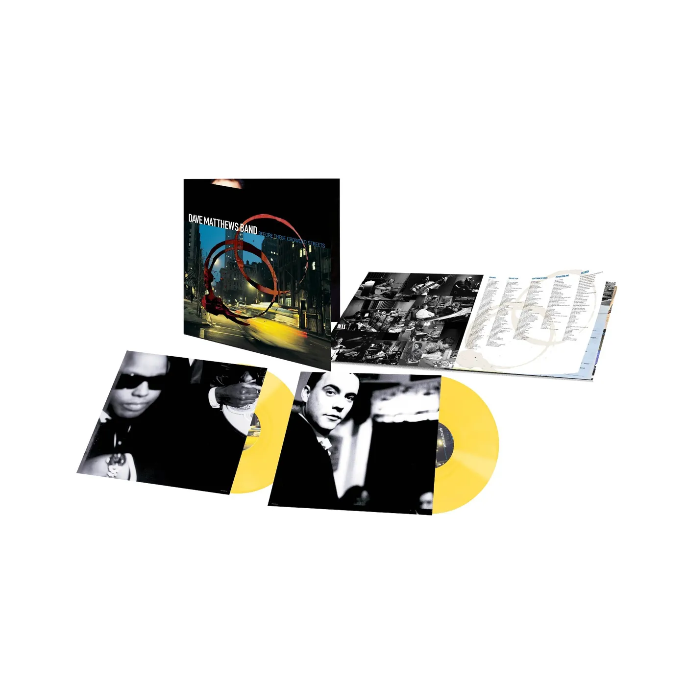 Dave Matthews Band Before These Crowded Streets 25th Anniversary 2-LP Set Yellow Vinyl