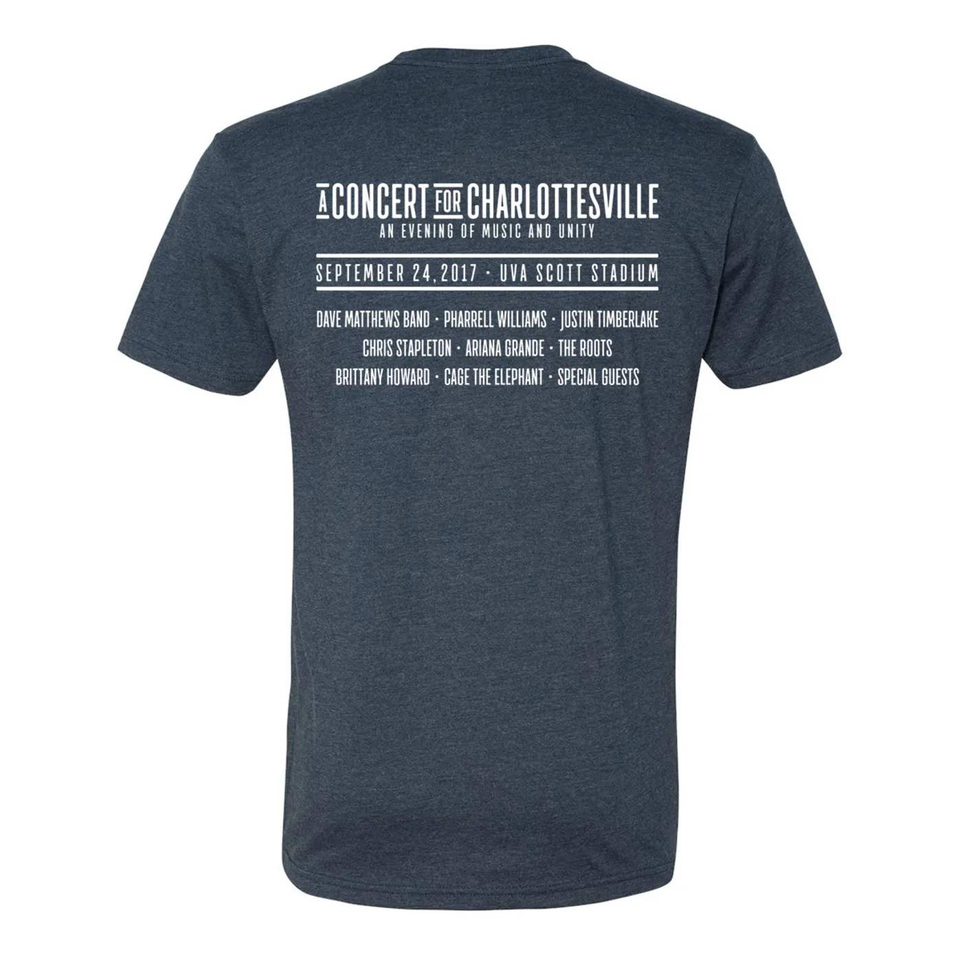 Dave Matthews Band Concert for Charlottesville T - Heather Blue