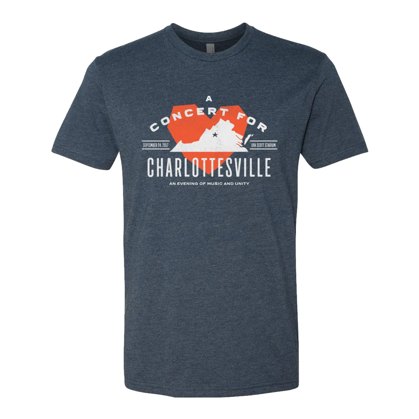 Dave Matthews Band Concert for Charlottesville T - Heather Blue