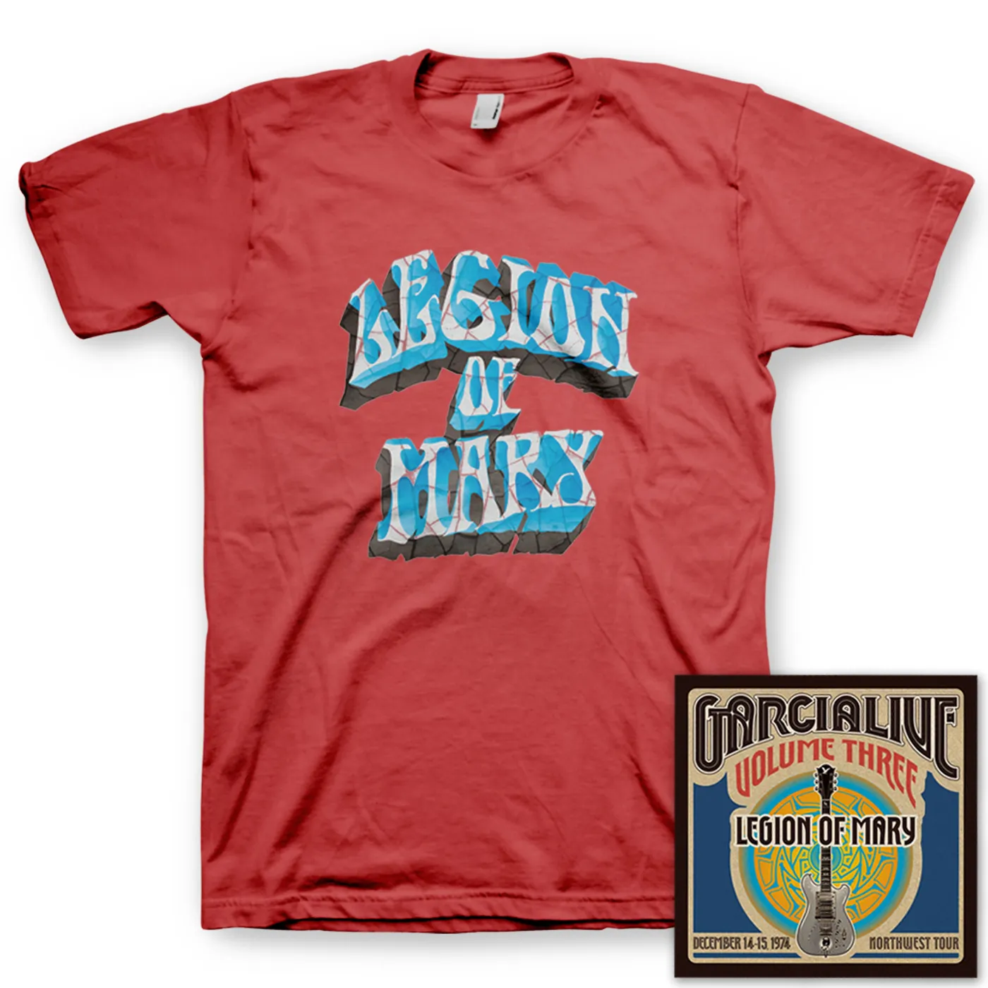 Jerry Garcia GarciaLive Vol 3: Dec 14-15, 1974 CD & T-Shirt Bundle