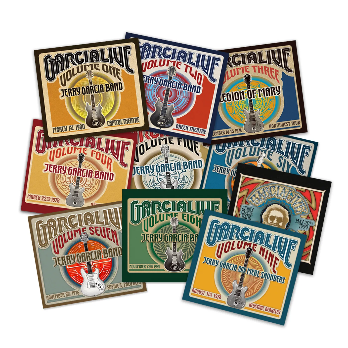 Jerry Garcia GarciaLive Vol. 1-20 CD Bundle