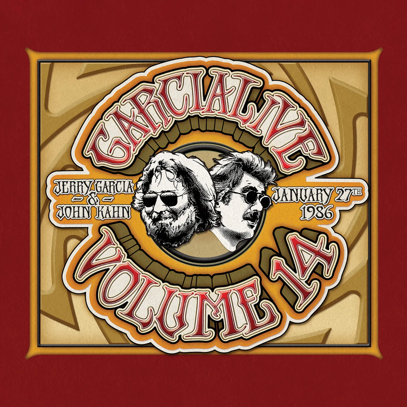 **SOLD OUT** Jerry Garcia & John Kahn – GarciaLive Volume 14: 01/27/86 CD or Download, Poster, & Organic T-Shirt Bundle