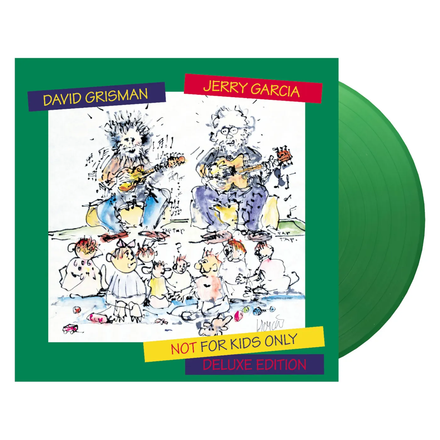 Jerry Garcia Not for Kids Only (Deluxe Edition) [2xLP] [Garcia Family Provisions Exclusive] + T-Shirt Bundle