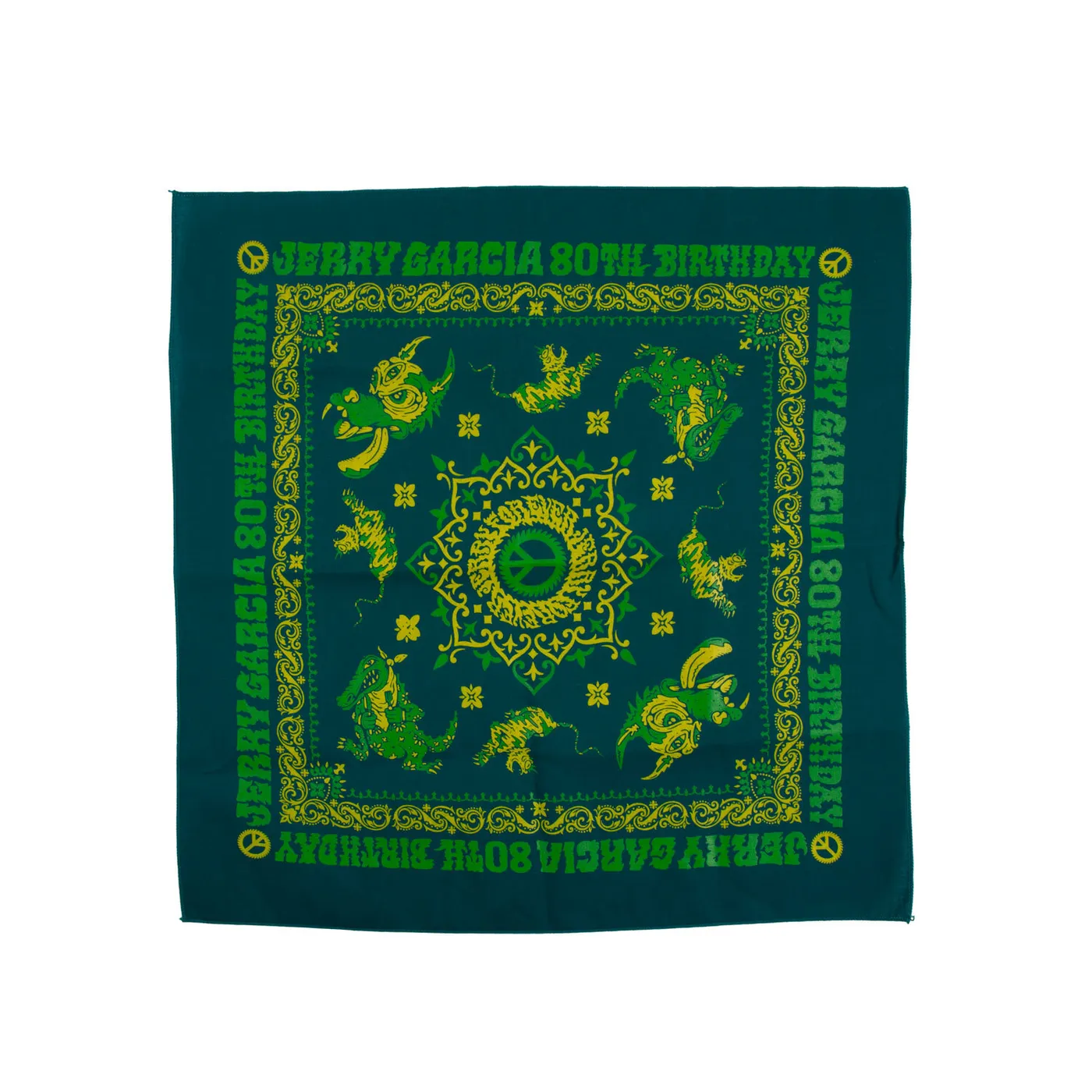 Jerry Garcia 80th Birthday Celebration Bandana