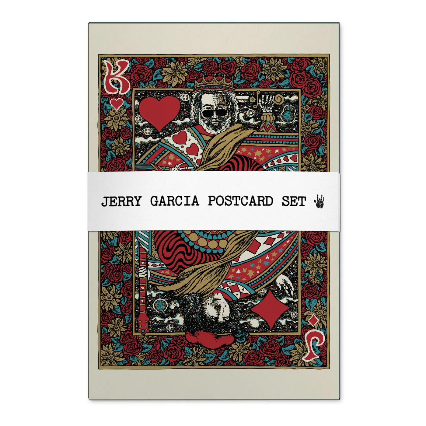Jerry Garcia Postcard Set  9 pack